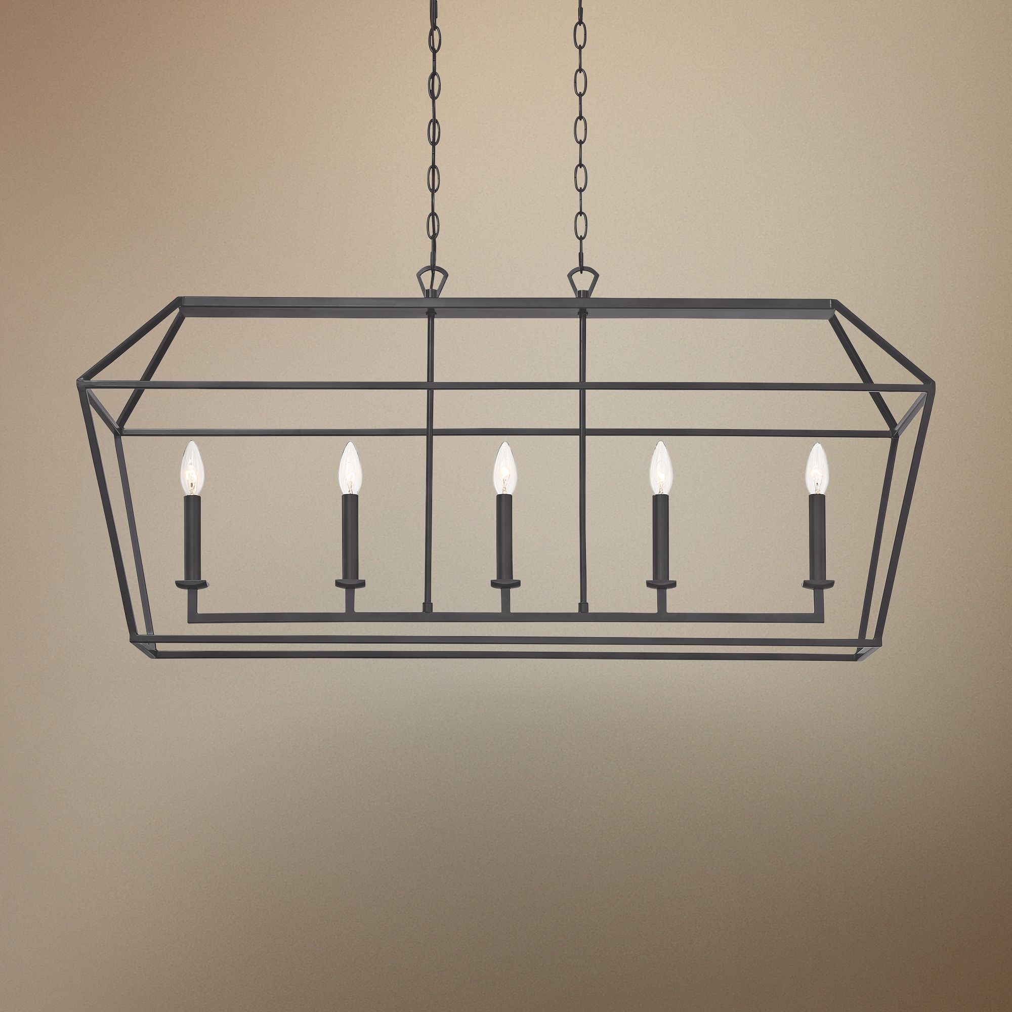 Aviary 42"W Palladian Bronze Kitchen Island Light Pendant