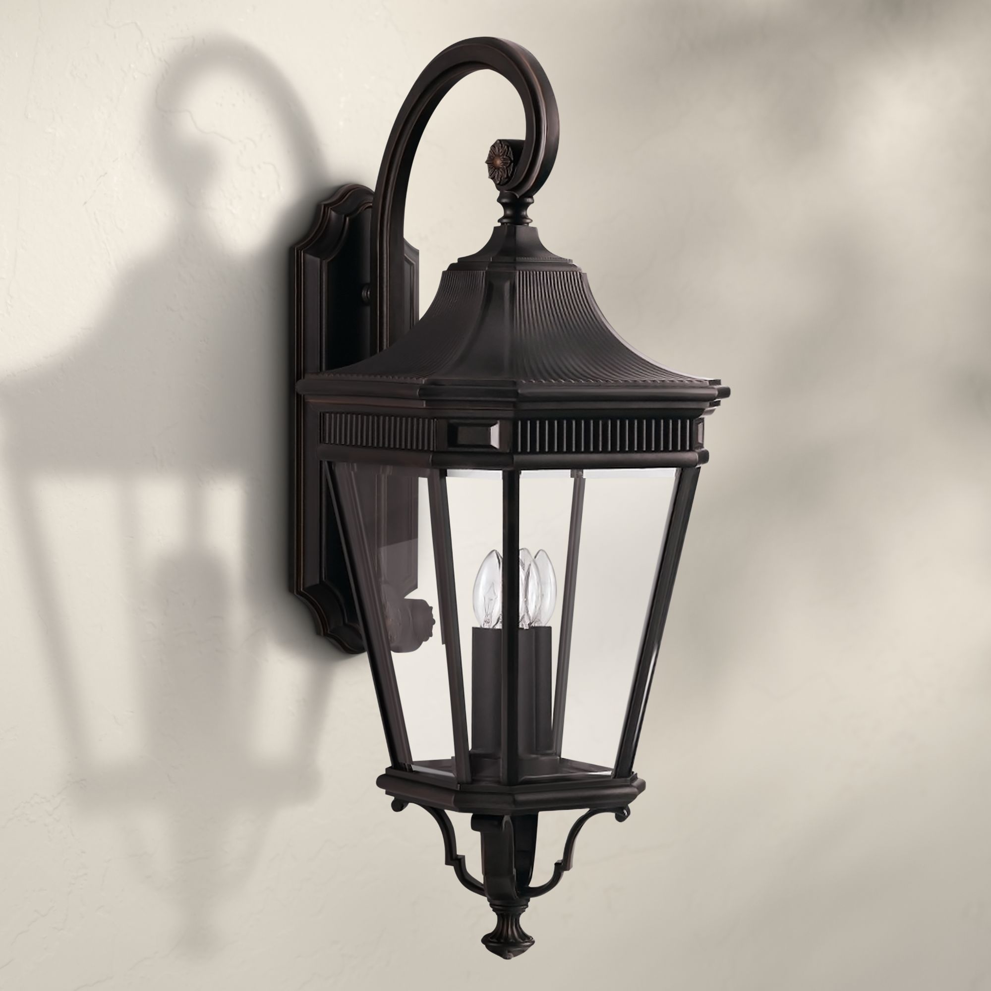 Feiss Cotswold Lane 30"H Grecian Bronze Outdoor Wall Light