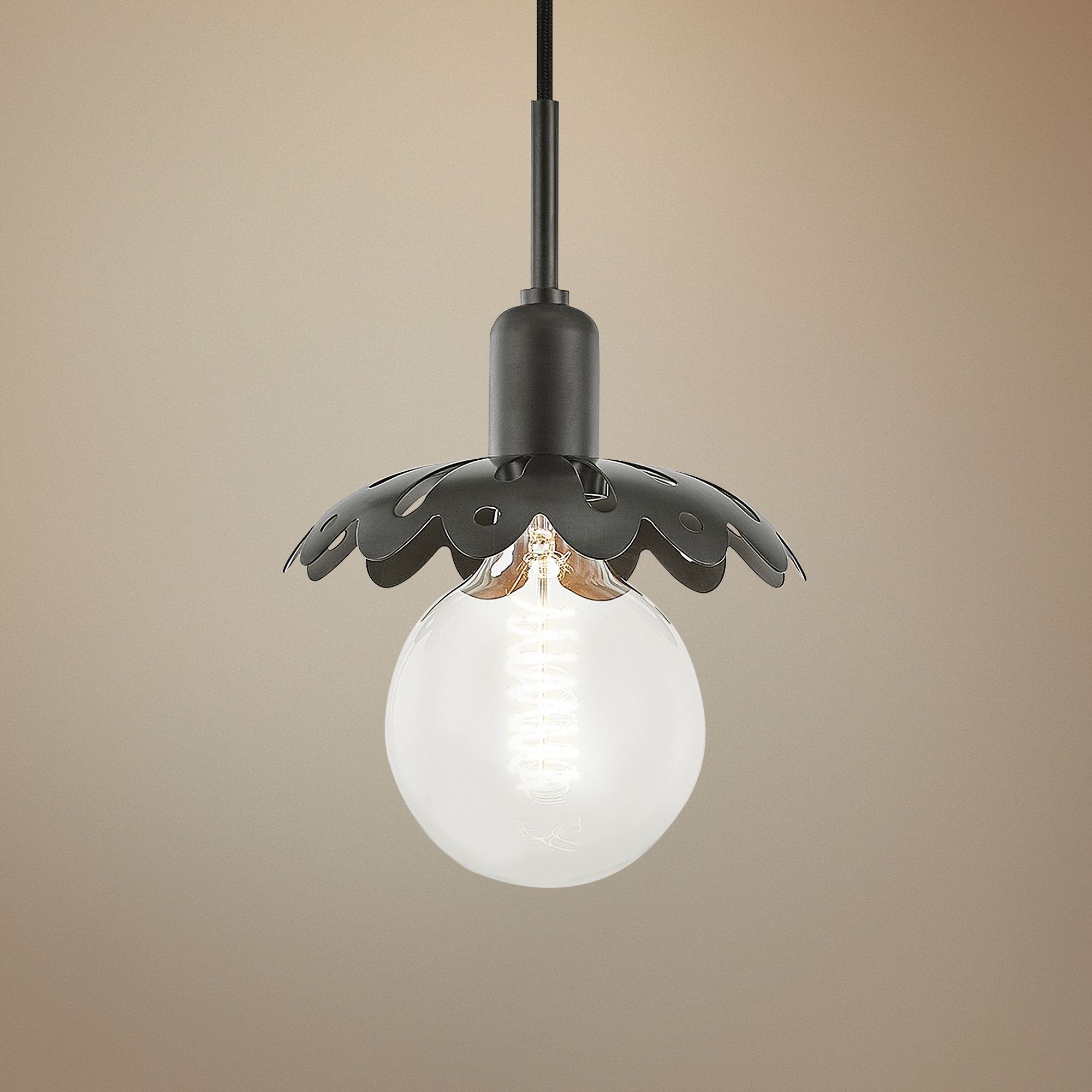 Mitzi Alyssa 8" Wide Old Bronze Mini Pendant Light