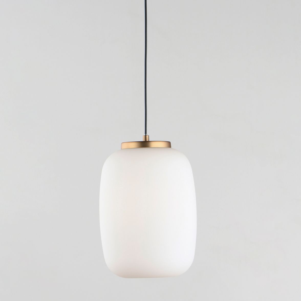 ET2 Soji 10 3/4" High Satin White Glass LED Mini Pendant