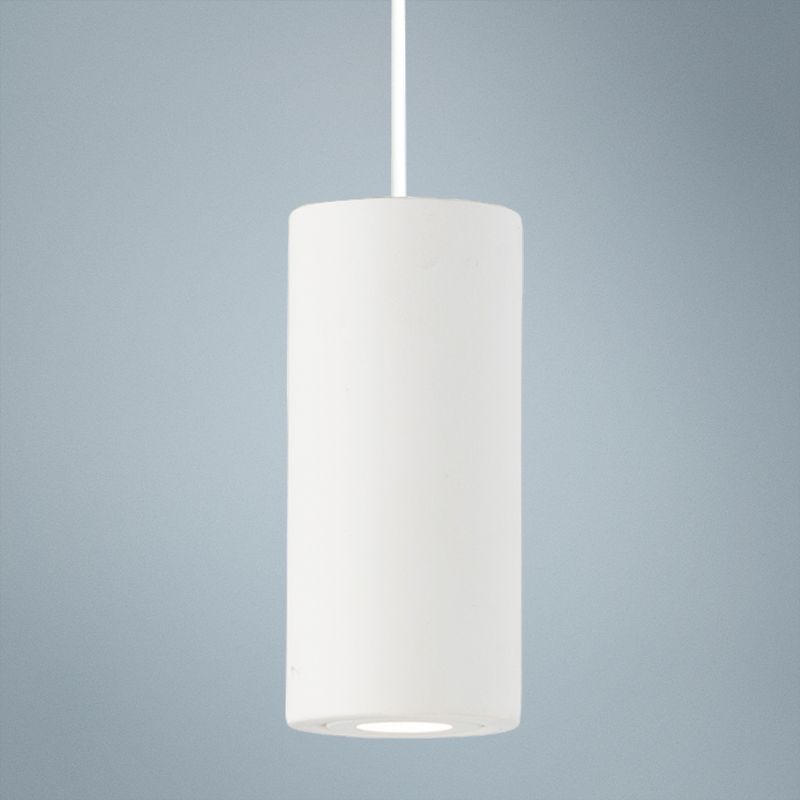 ET2 Micro 1 3/4" Wide White Cement LED Mini Pendant Light