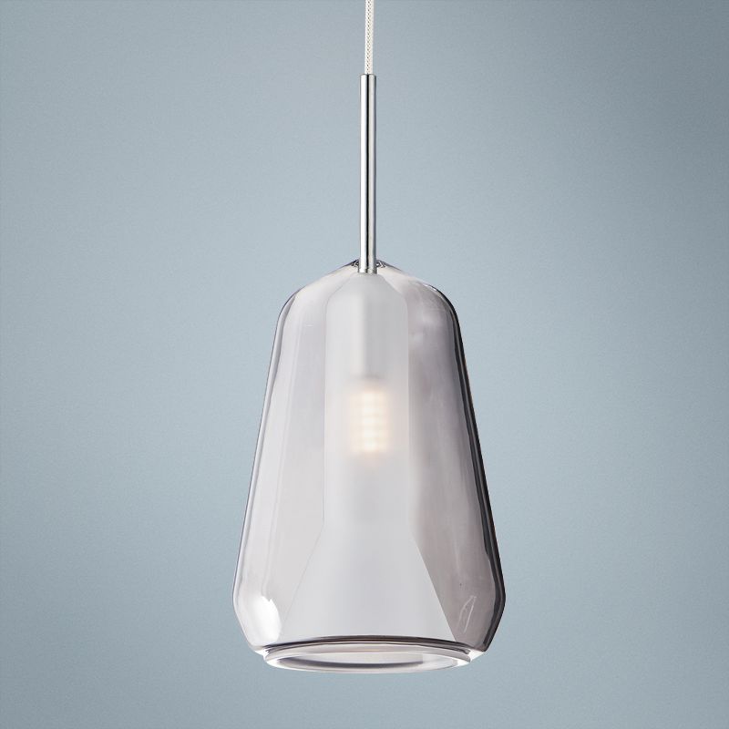 ET2 Deuce 5 1/2" Wide Smoke Glass LED Mini Pendant Light
