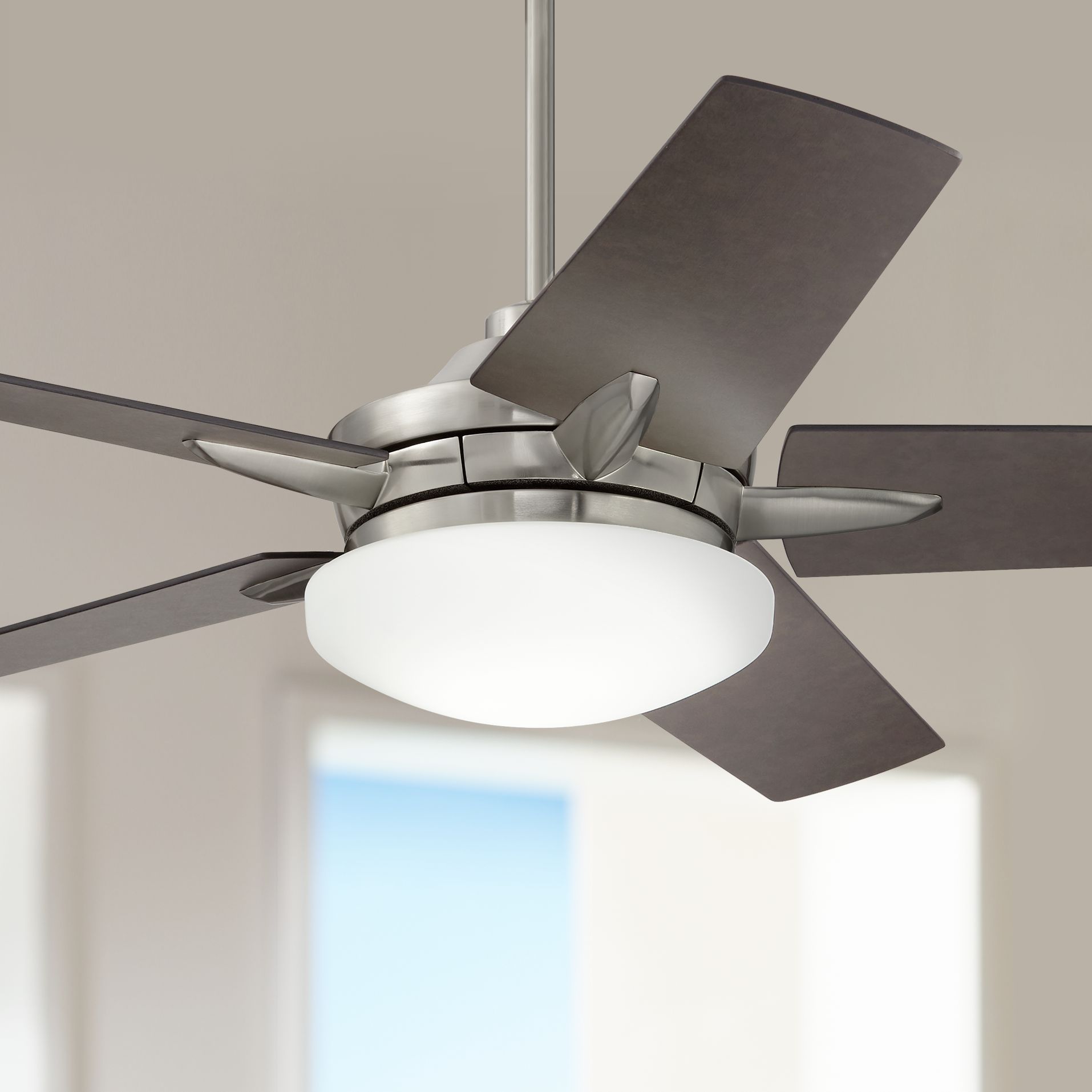 56 Casa Endeavor Brushed Nickel Bronze Led Ceiling Fan
