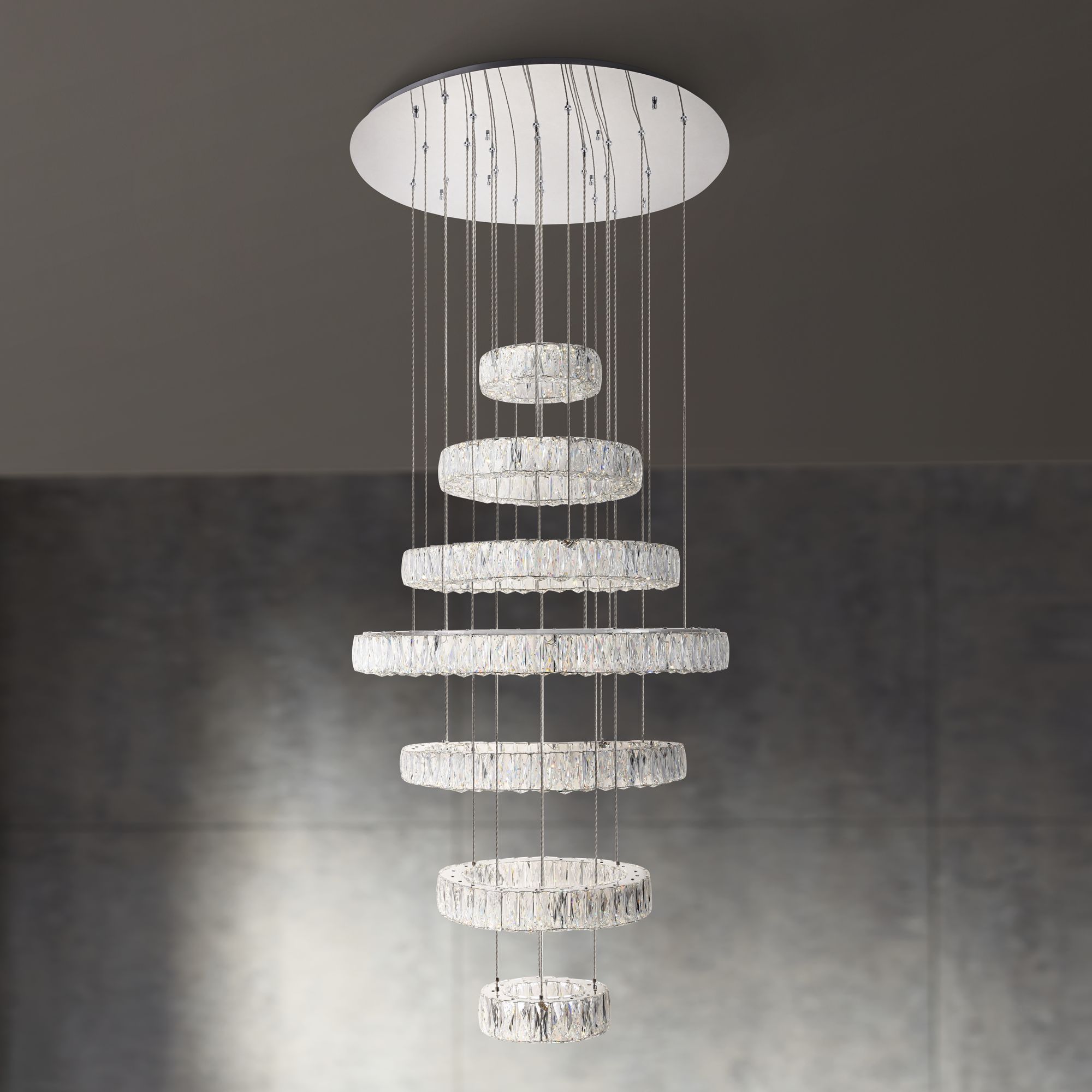 crystal led chandelier