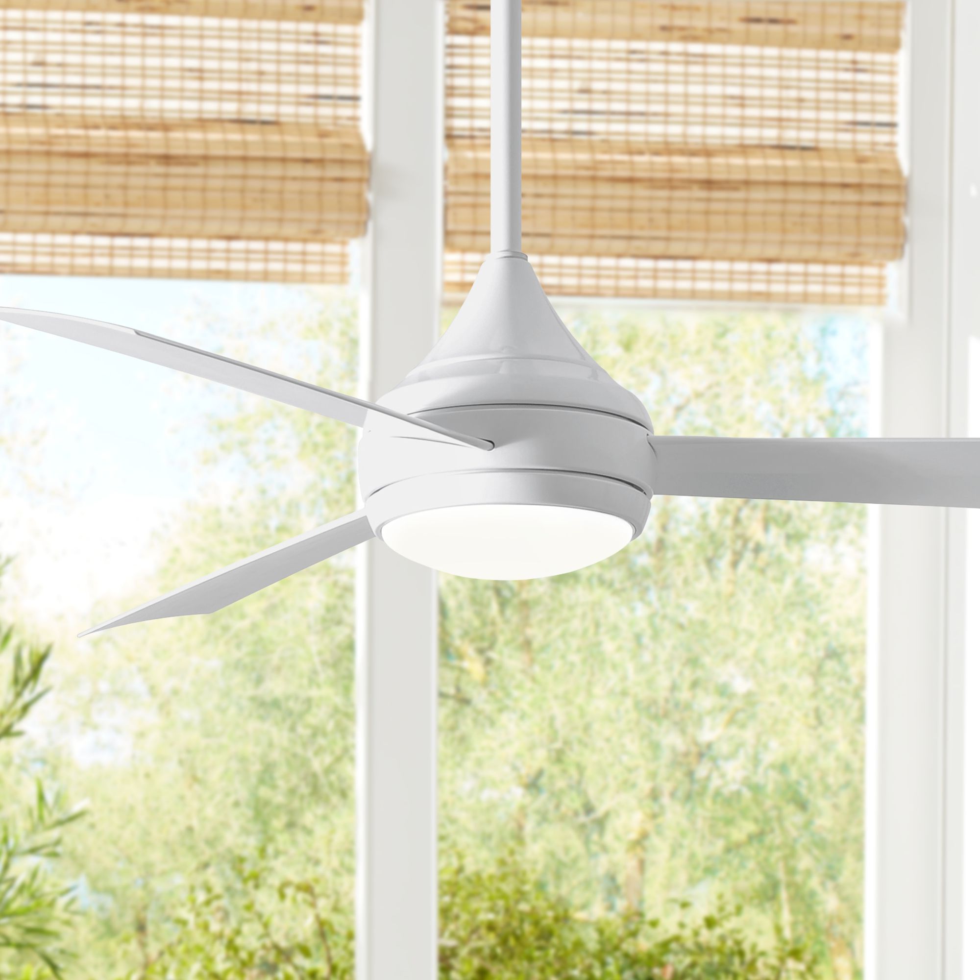 52" Matthews Donaire Marine Grade White Ceiling Fan 77N68 Lamps Plus