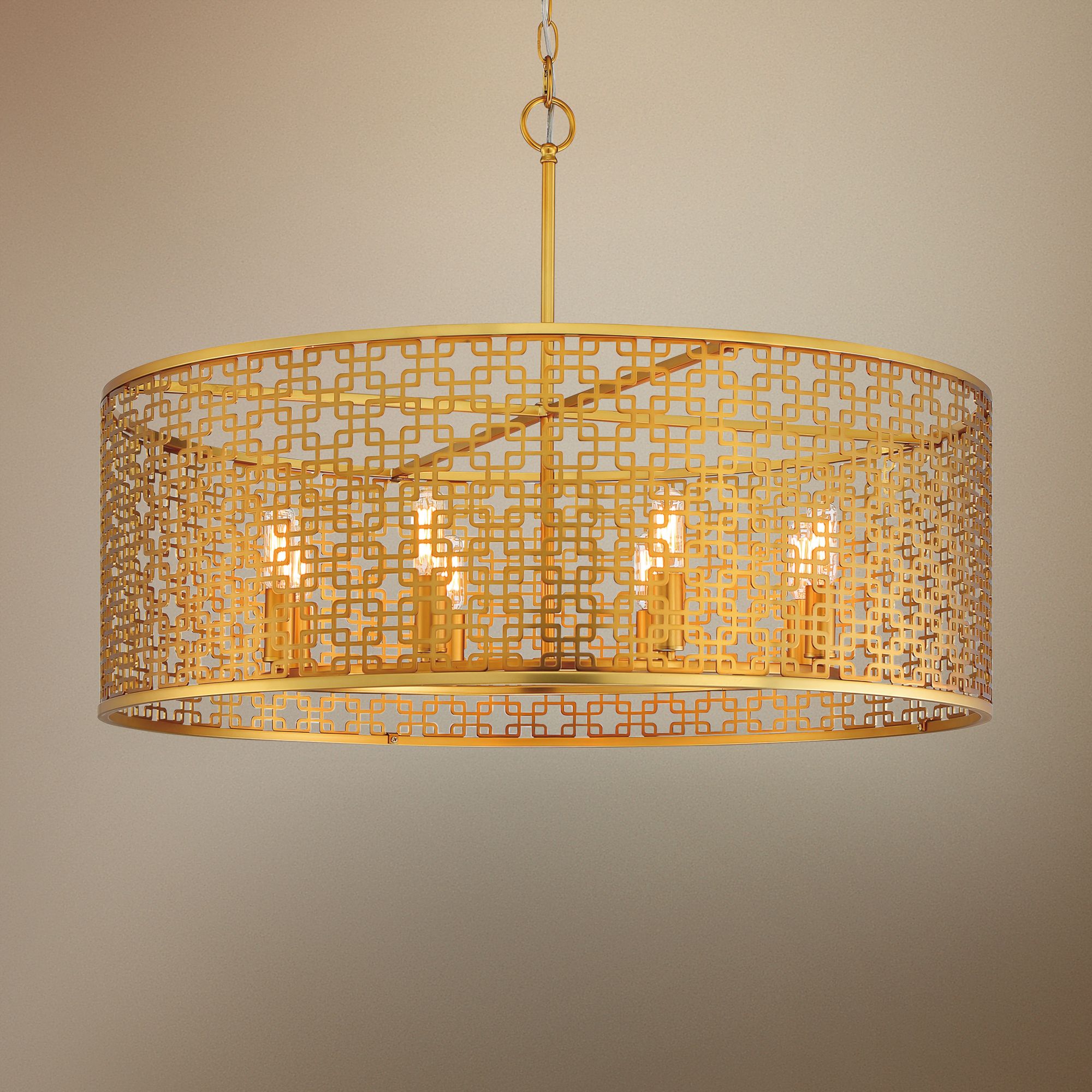 Metropolitan Blairmoor 30" Wide Honey Gold Pendant Light