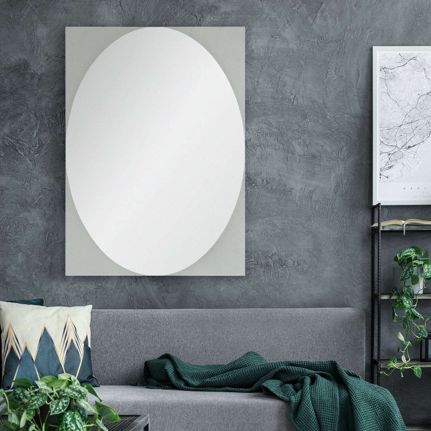 Renna Frameless 30" x 40" Rectangular Wall Mirror