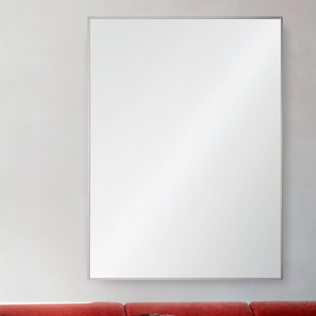 Fiorelle Polished Stainless Steel 30" x 40" Wall Mirror