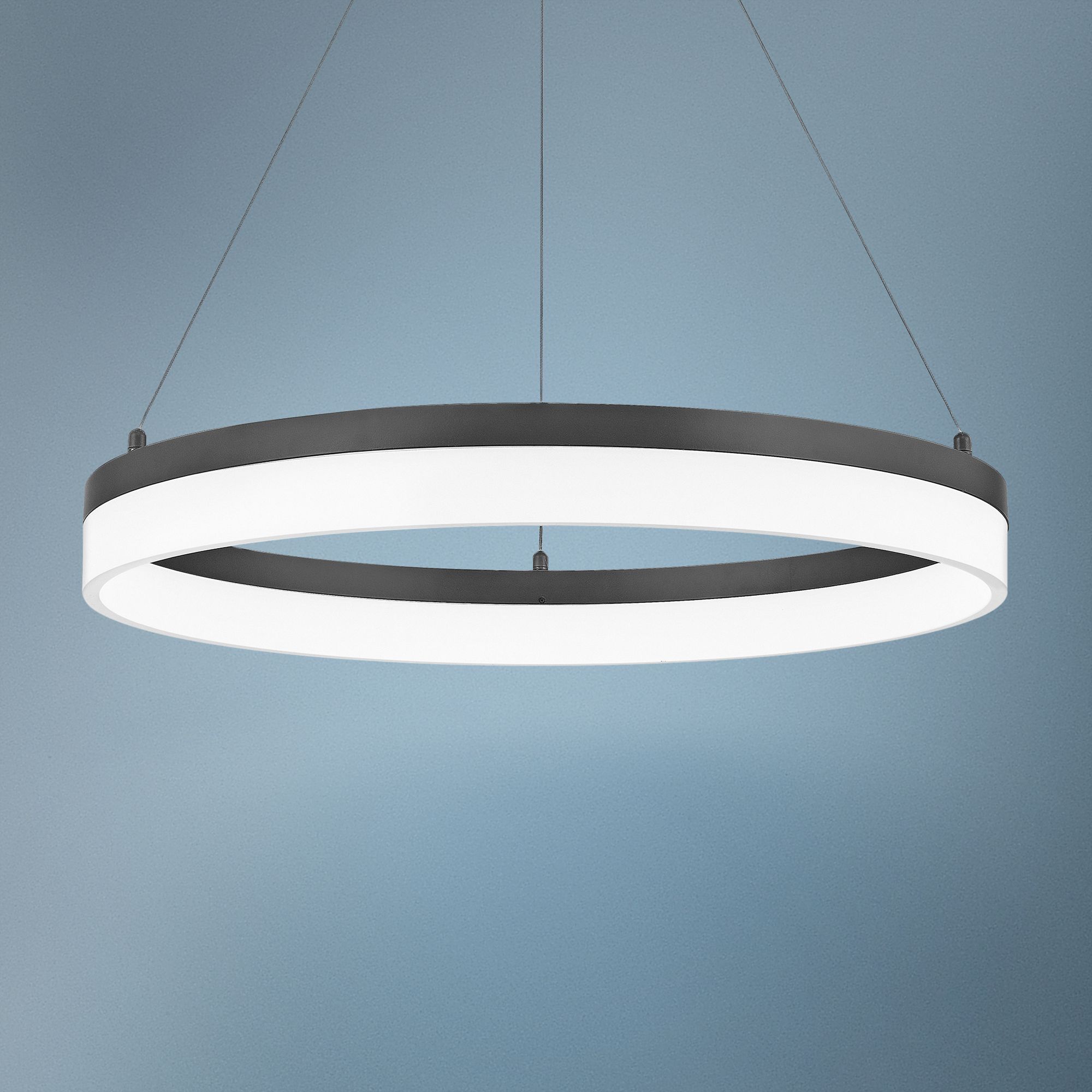 Quoizel Cohen 23 1/2"W Oil-Rubbed Bronze LED Pendant Light