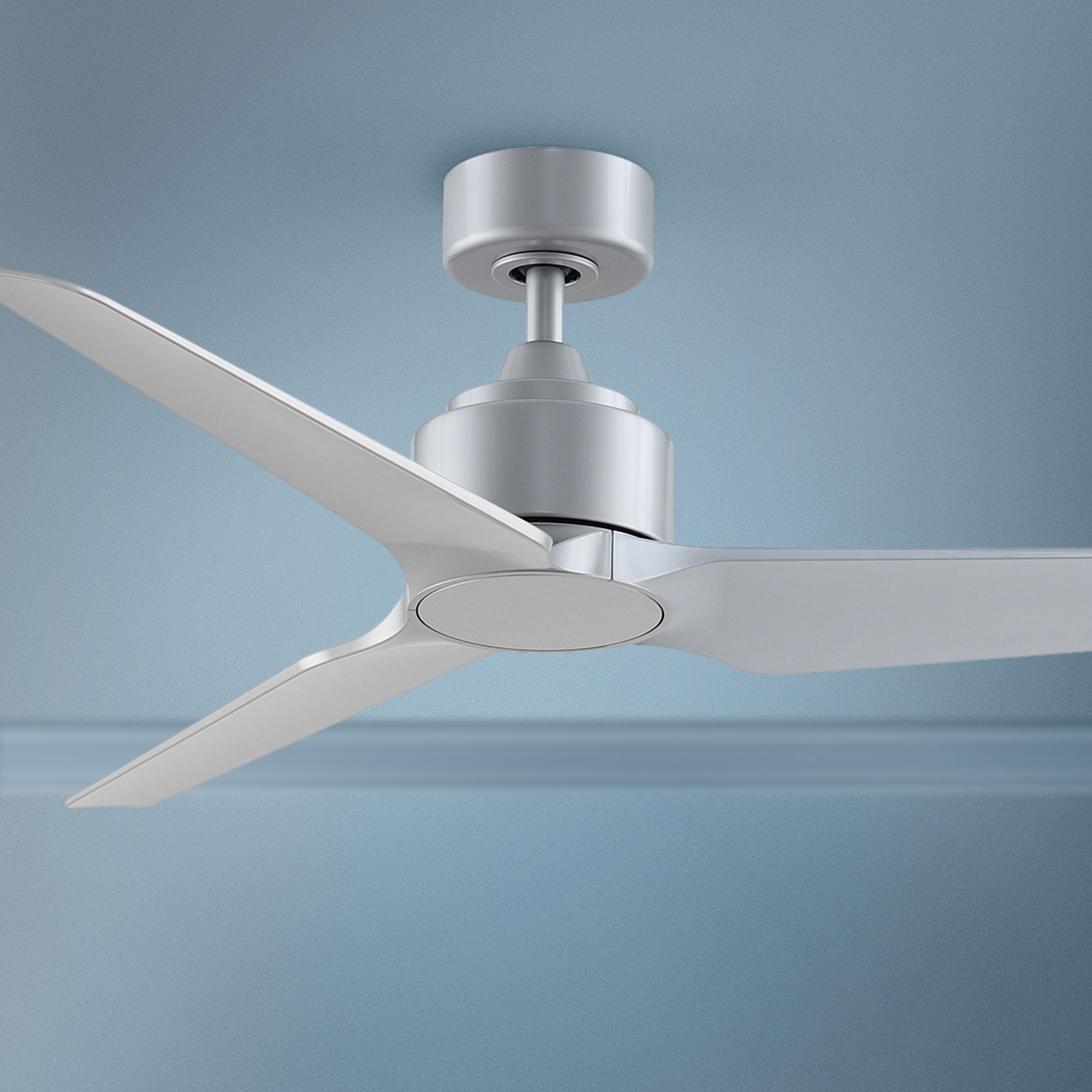 52" Fanimation TriAire Custom Silver Outdoor Ceiling Fan 78E87