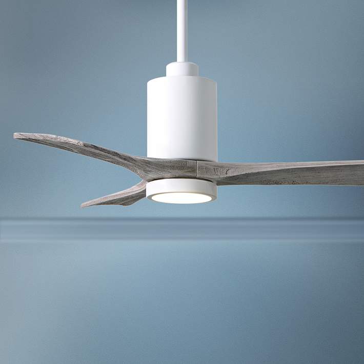 Gloss White Led Damp Rated Ceiling Fan, Damp Rated Ceiling Fans