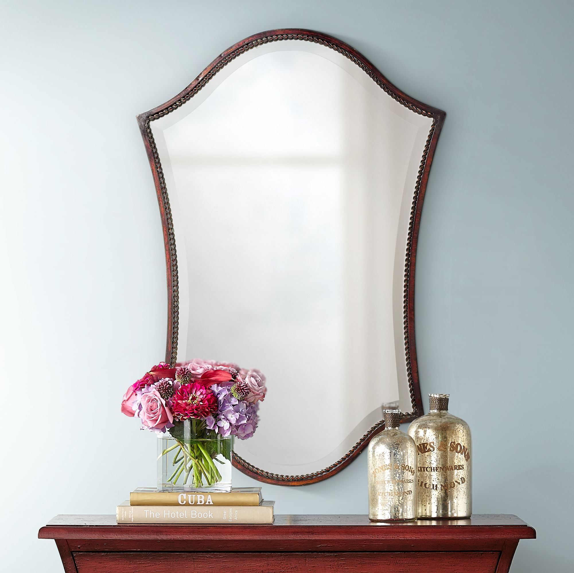 Uttermost Abra Bronze 20" x 30" Wall Mirror