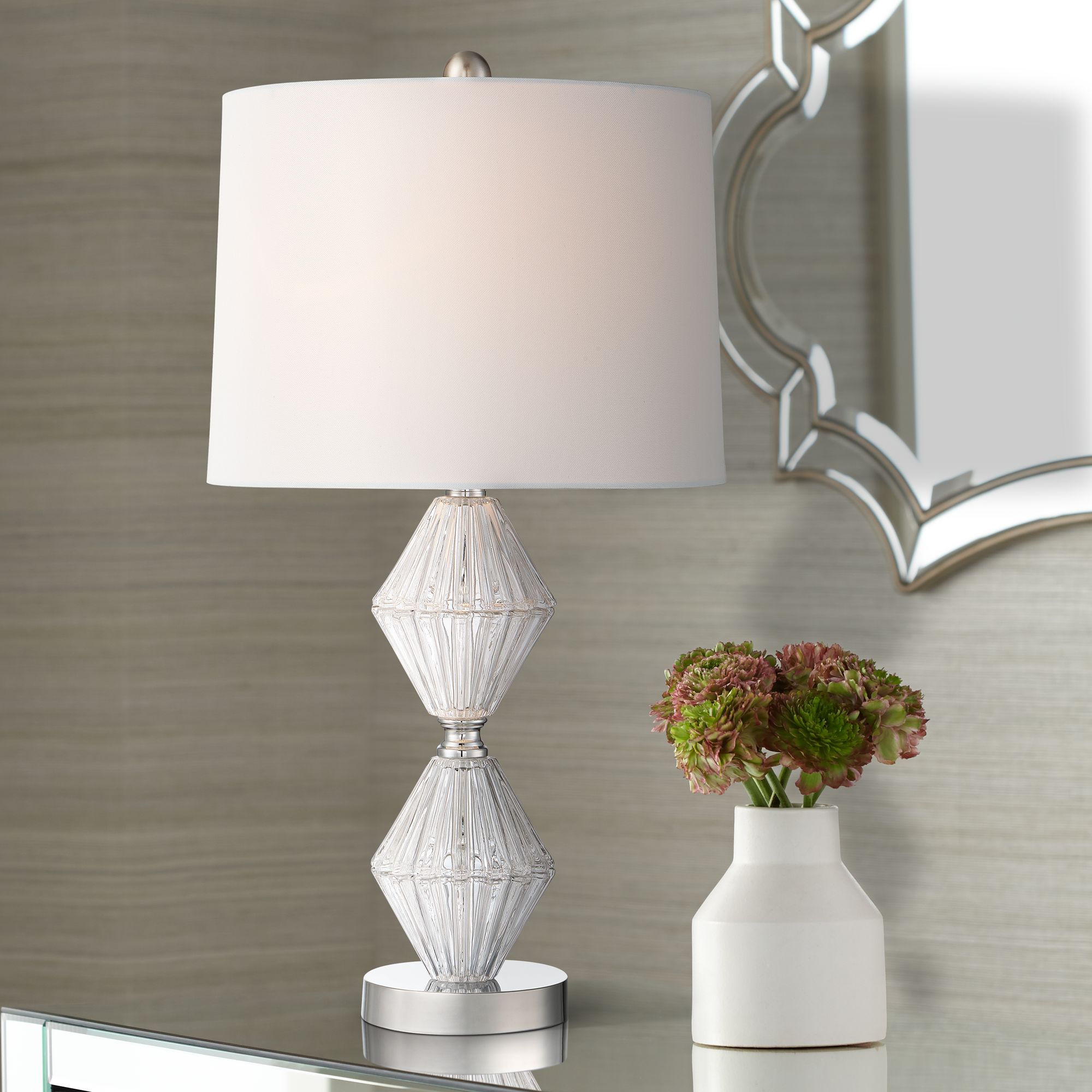 contemporary crystal table lamps