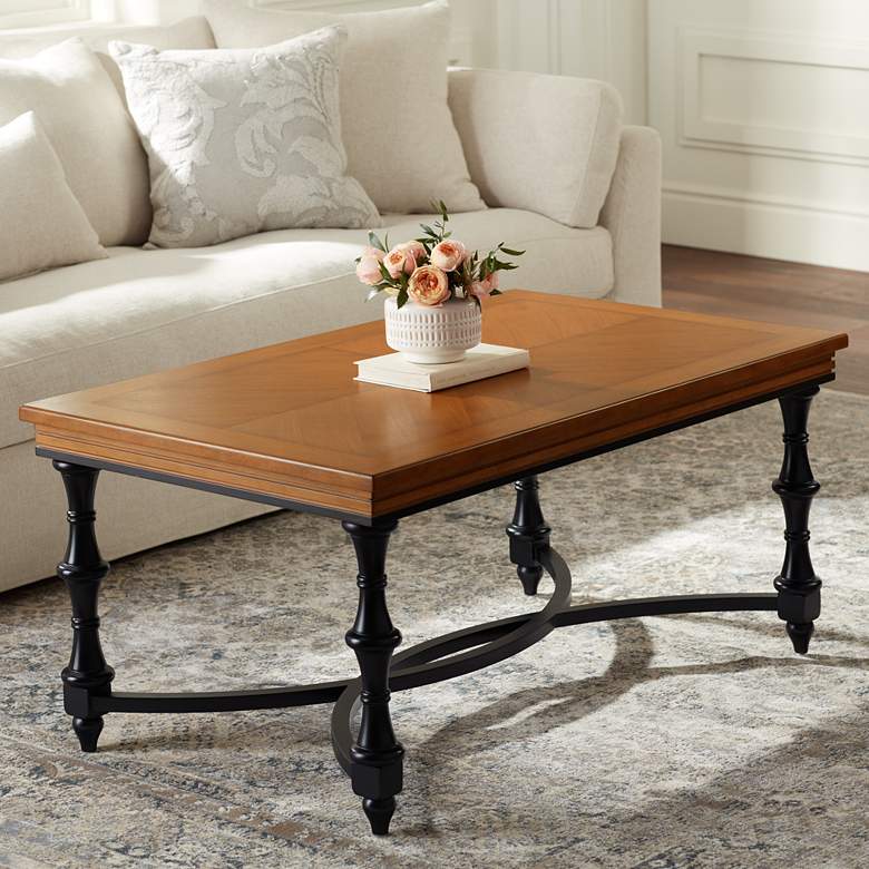 Nethum 48&quot; Wide Wood Coffee Table