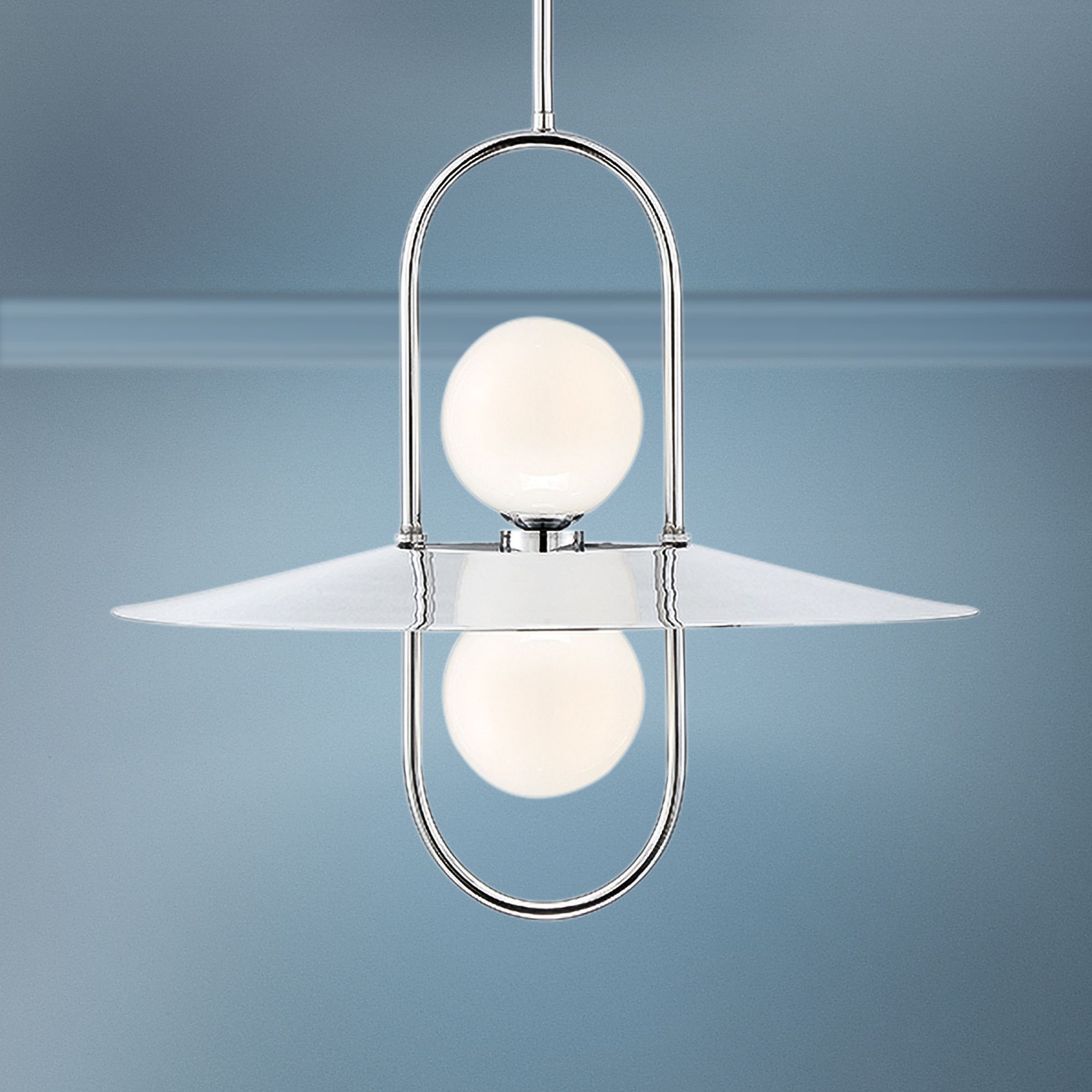 Eurofase Millbrook 20" Wide Chrome 2-Light LED Pendant Light