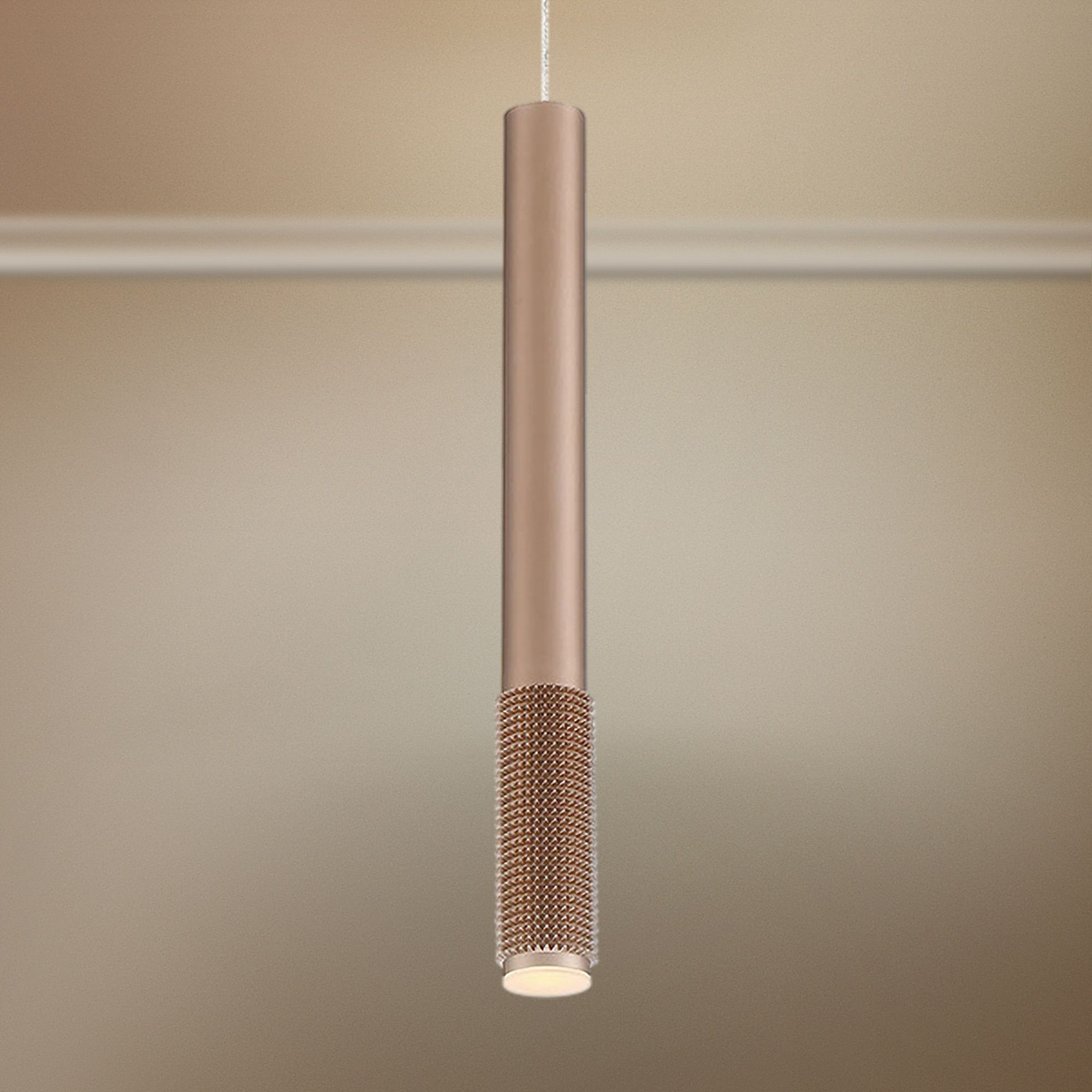 Eurofase Davenport 1 3/4"W Champagne LED Mini Pendant Light