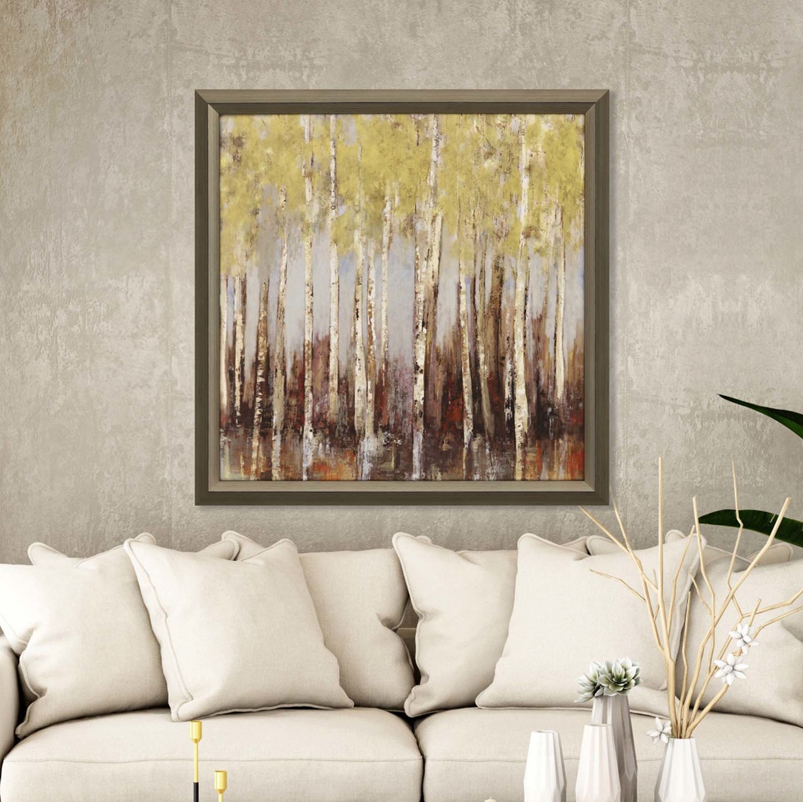 Estate 41" Square Framed Giclee Wall Art