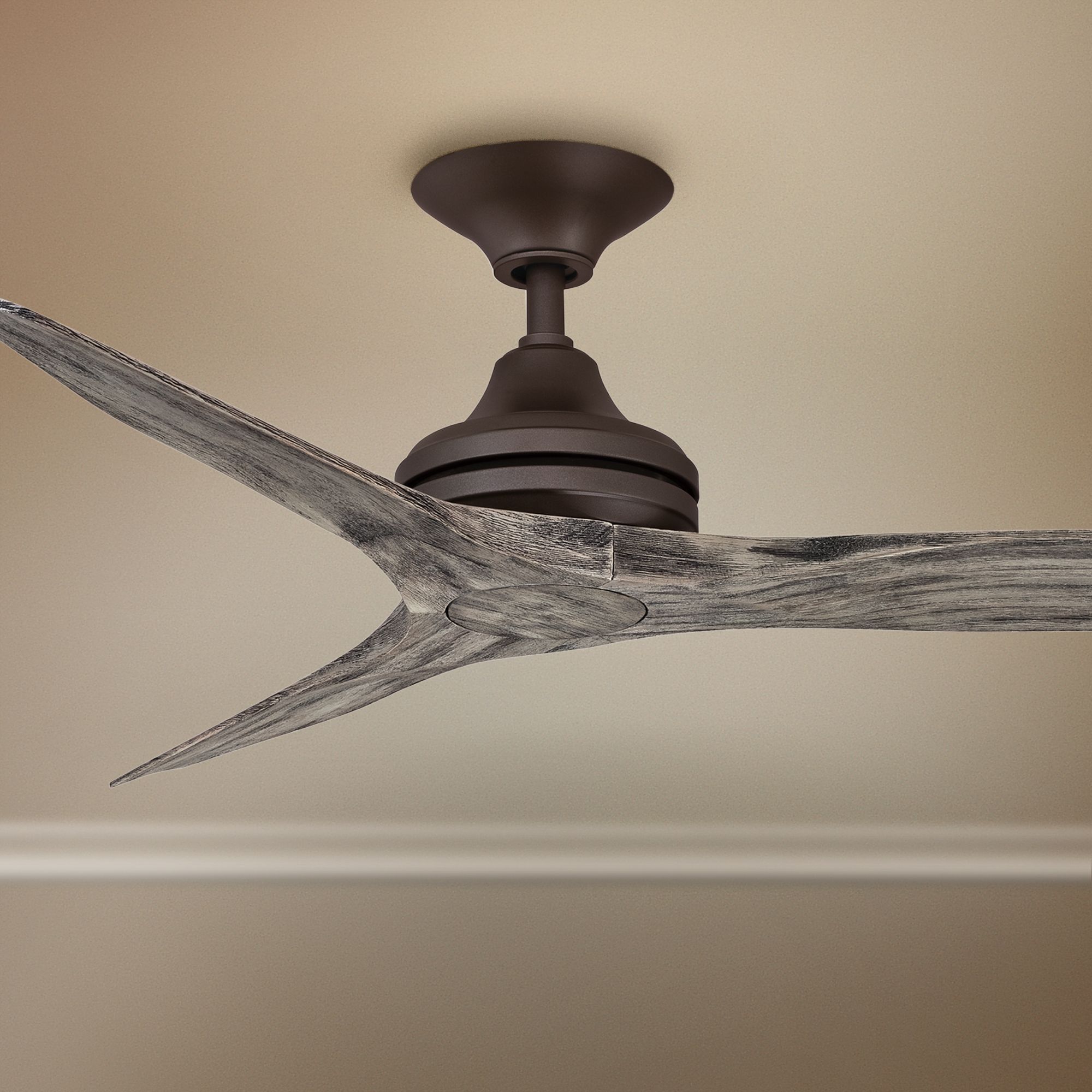 48" Fanimation Spitfire Matte Greige Damp Ceiling Fan