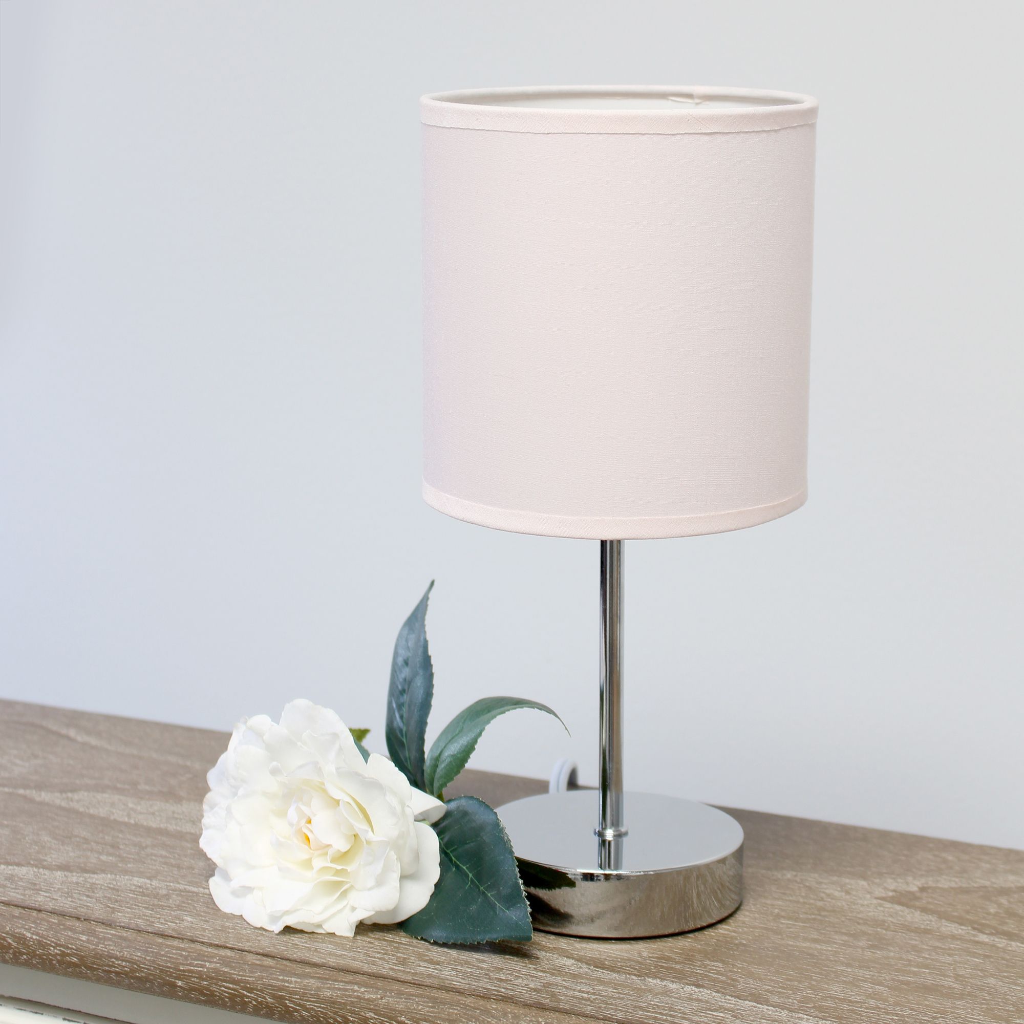 Simple Designs 11" High Blush Pink Accent Table Lamps Set of 2 79T55