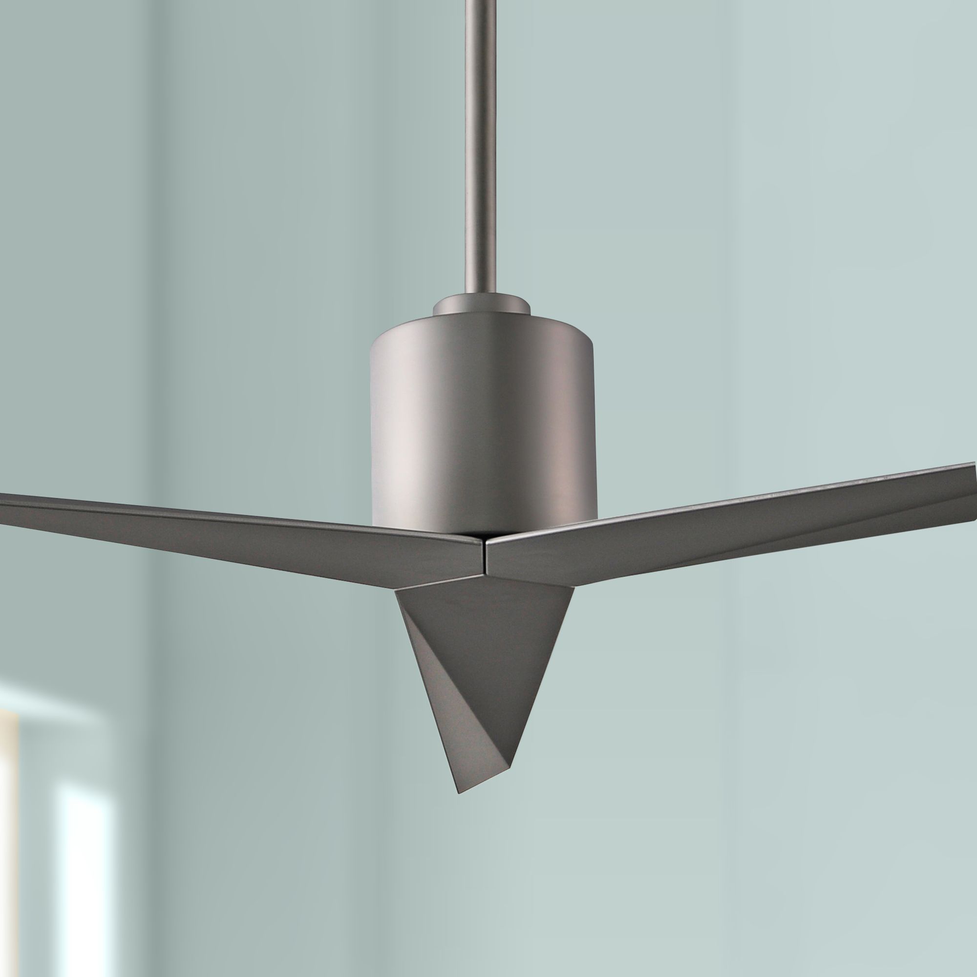 56" Matthews Eliza Brushed Nickel Ceiling Fan