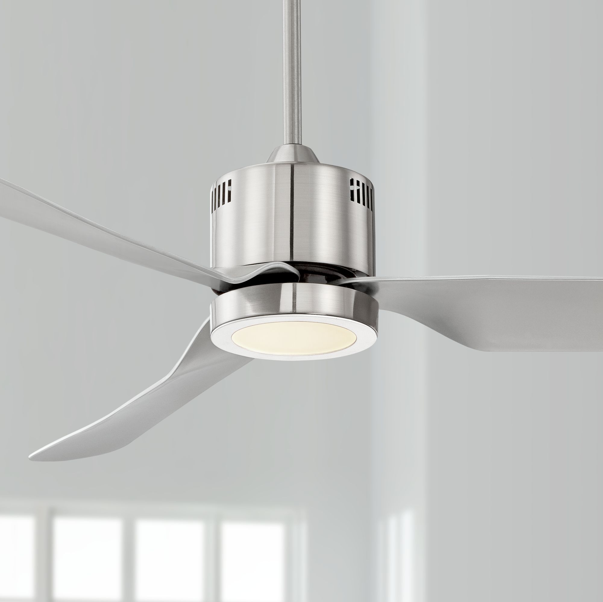 52" Visionary Brushed Nickel LED Ceiling Fan