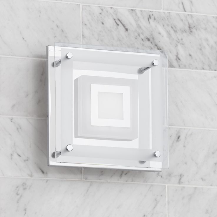 Reese 8" Wide Glass LED Wall Sconce