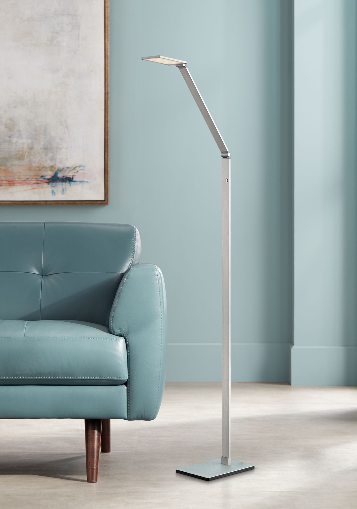 equo led task floor lamp