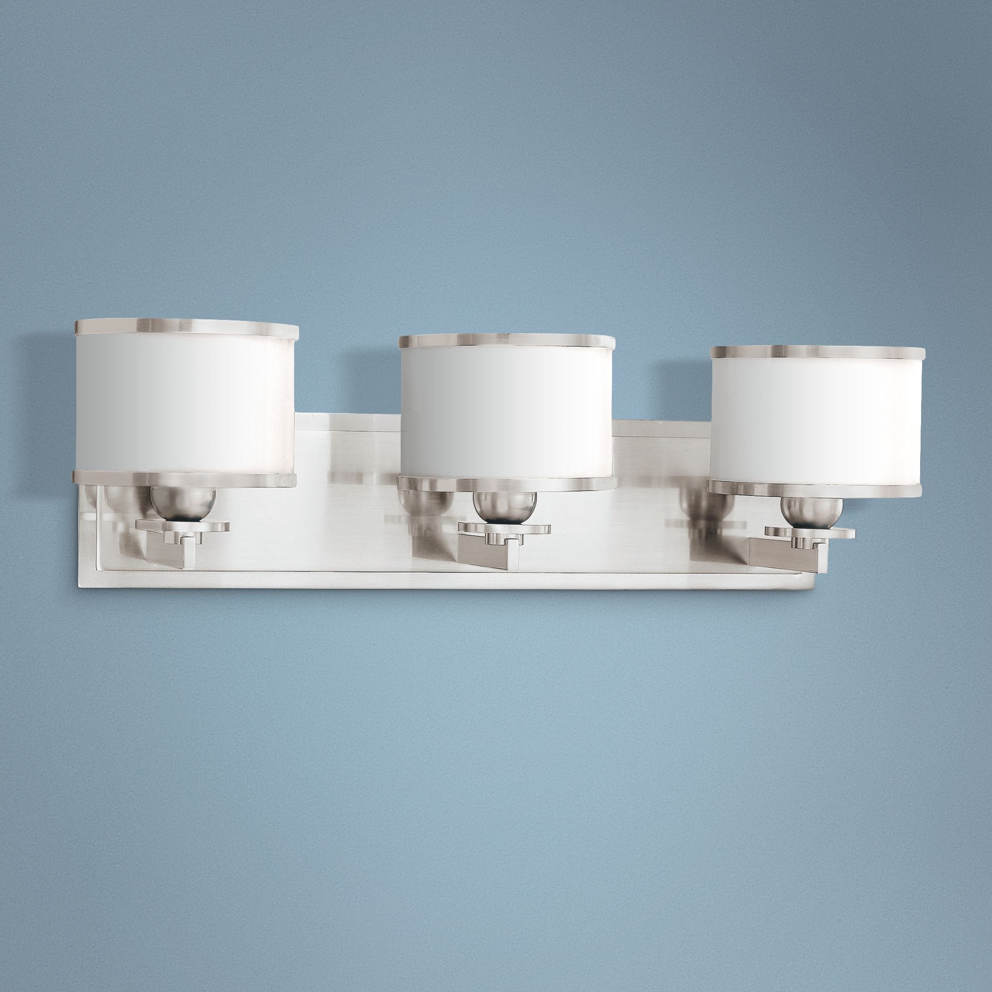 Hudson Valley Basking Ridge 22 3/4"W Nickel Bath Light