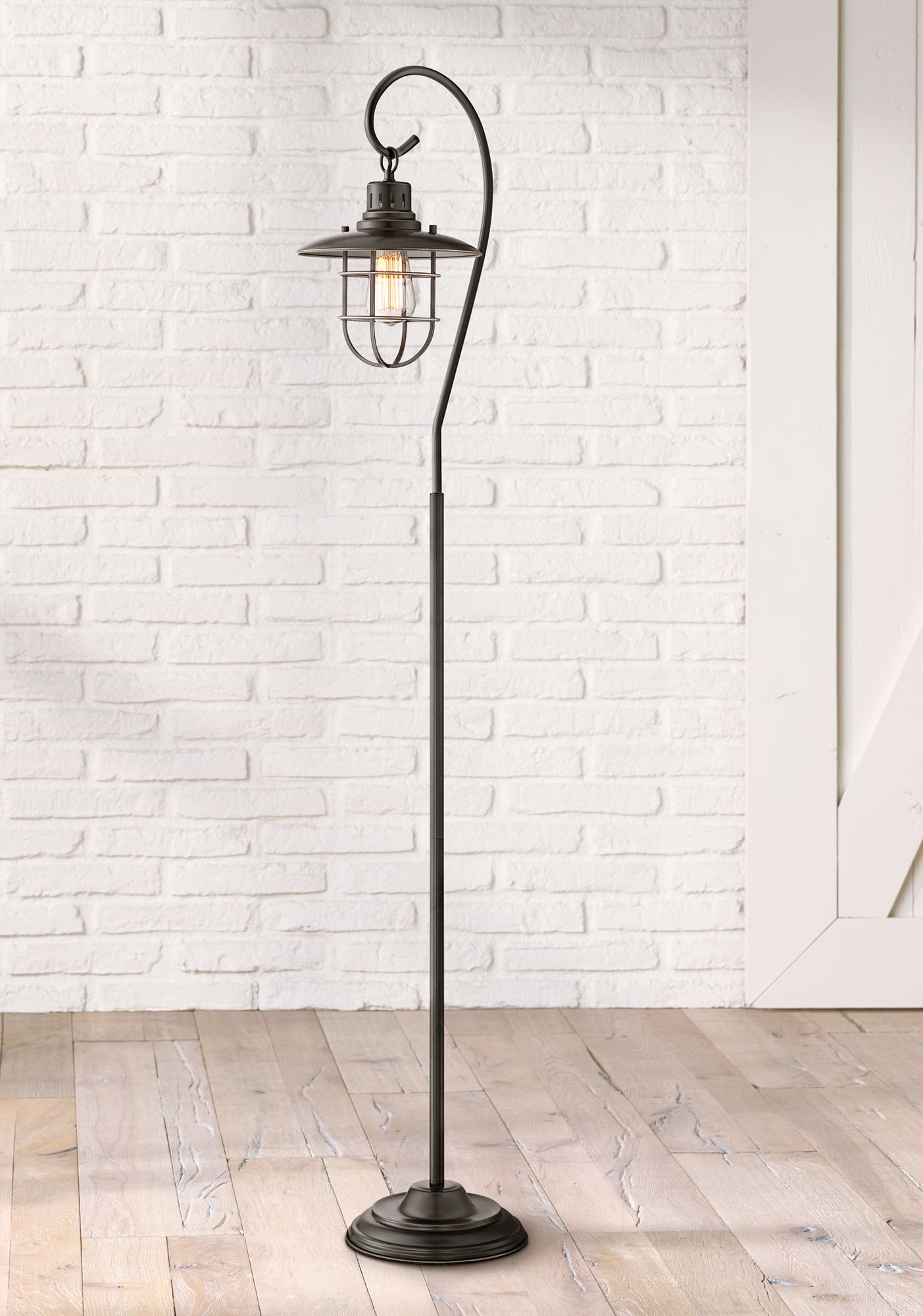 Lanterna II Bronze Floor Lamp by Lite Source
