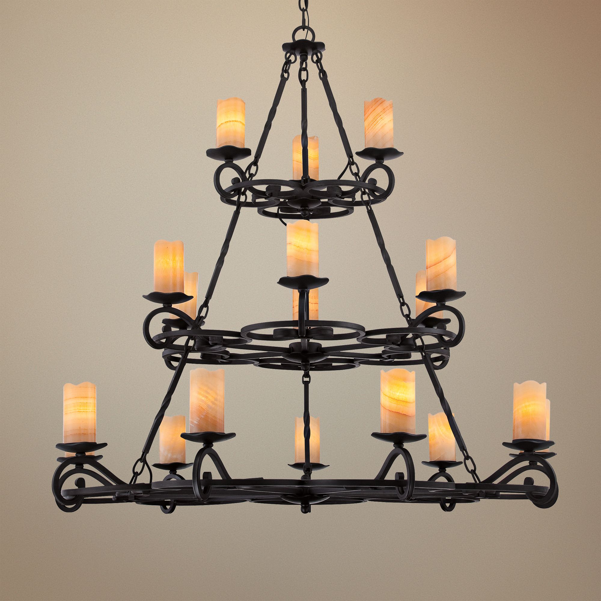 Quoizel Armelle 48" Wide Imperial Bronze Chandelier