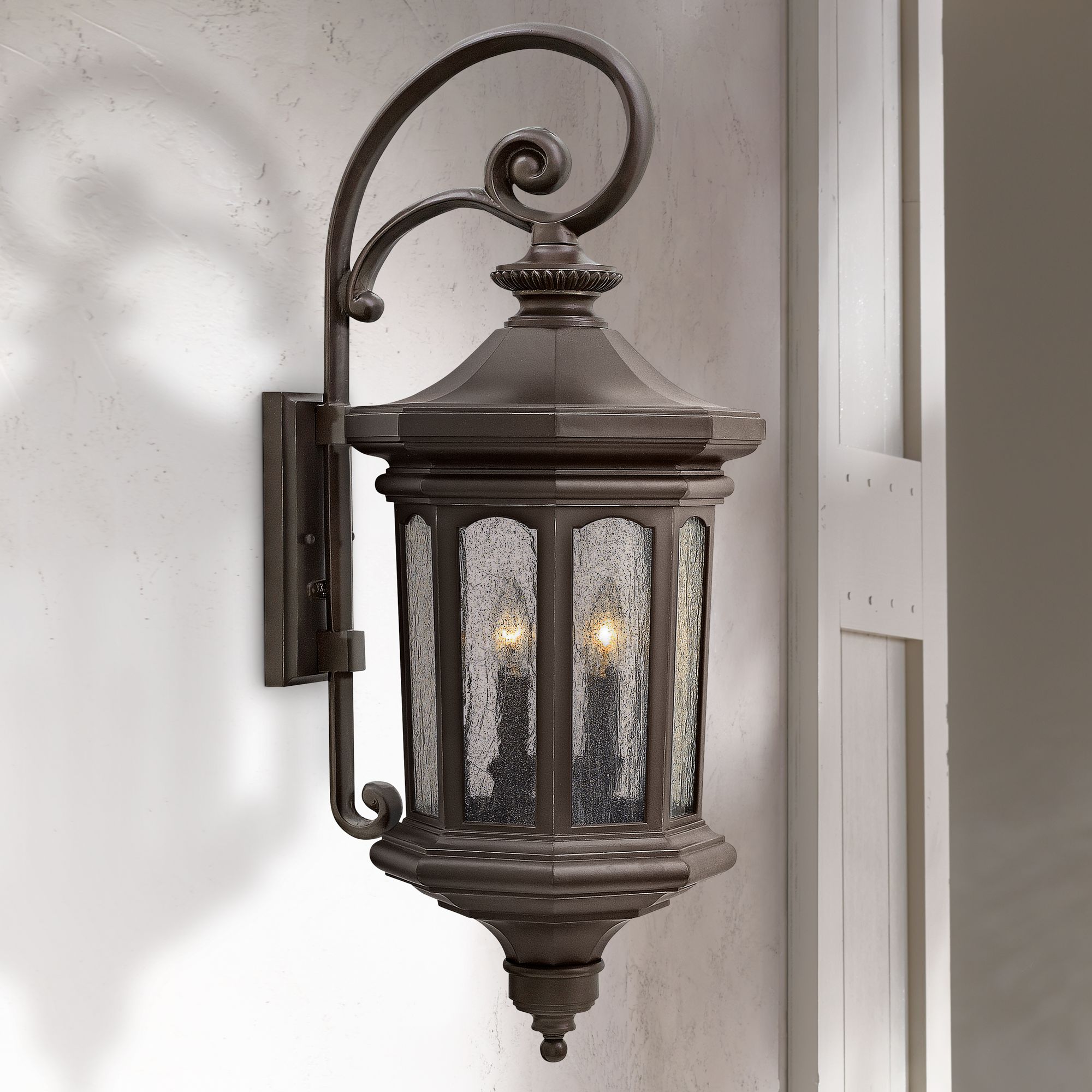 Hinkley Raley 11 3/4"W Oil-Rubbed Bronze Outdoor Wall Light