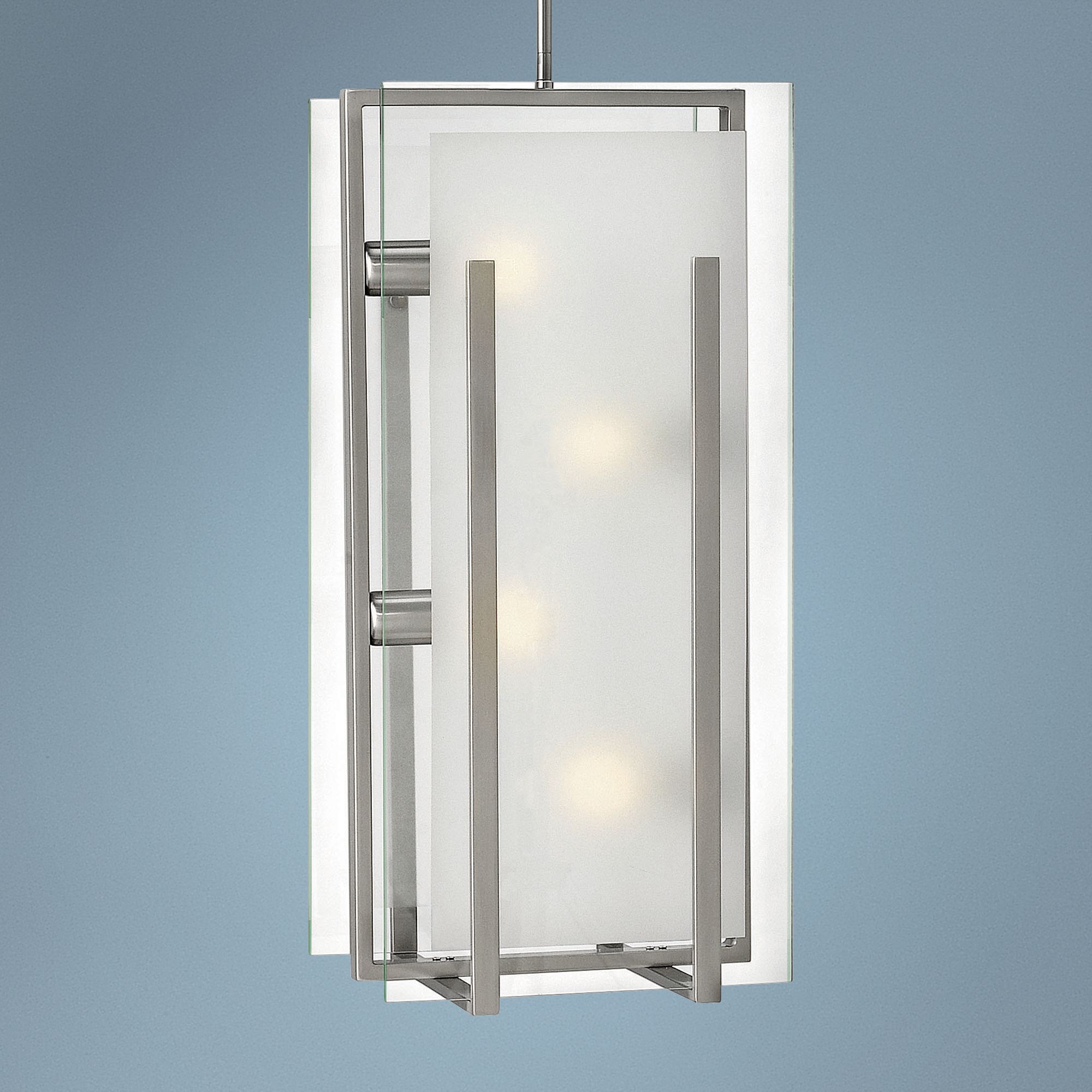 Fredrick Ramond Latitude 12" Wide Nickel Mini Pendant