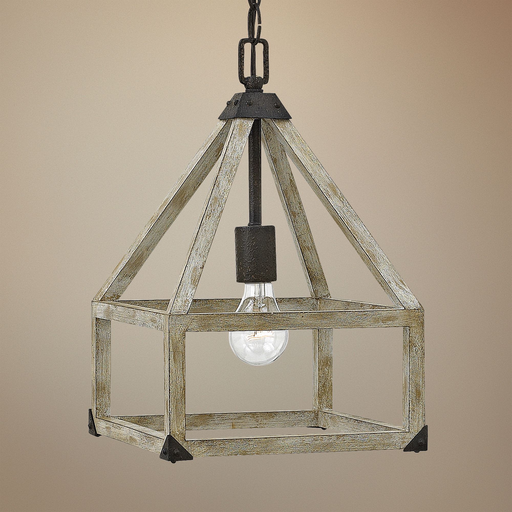Fredrick Ramond Emilie 10" Wide Iron Rust Mini Pendant