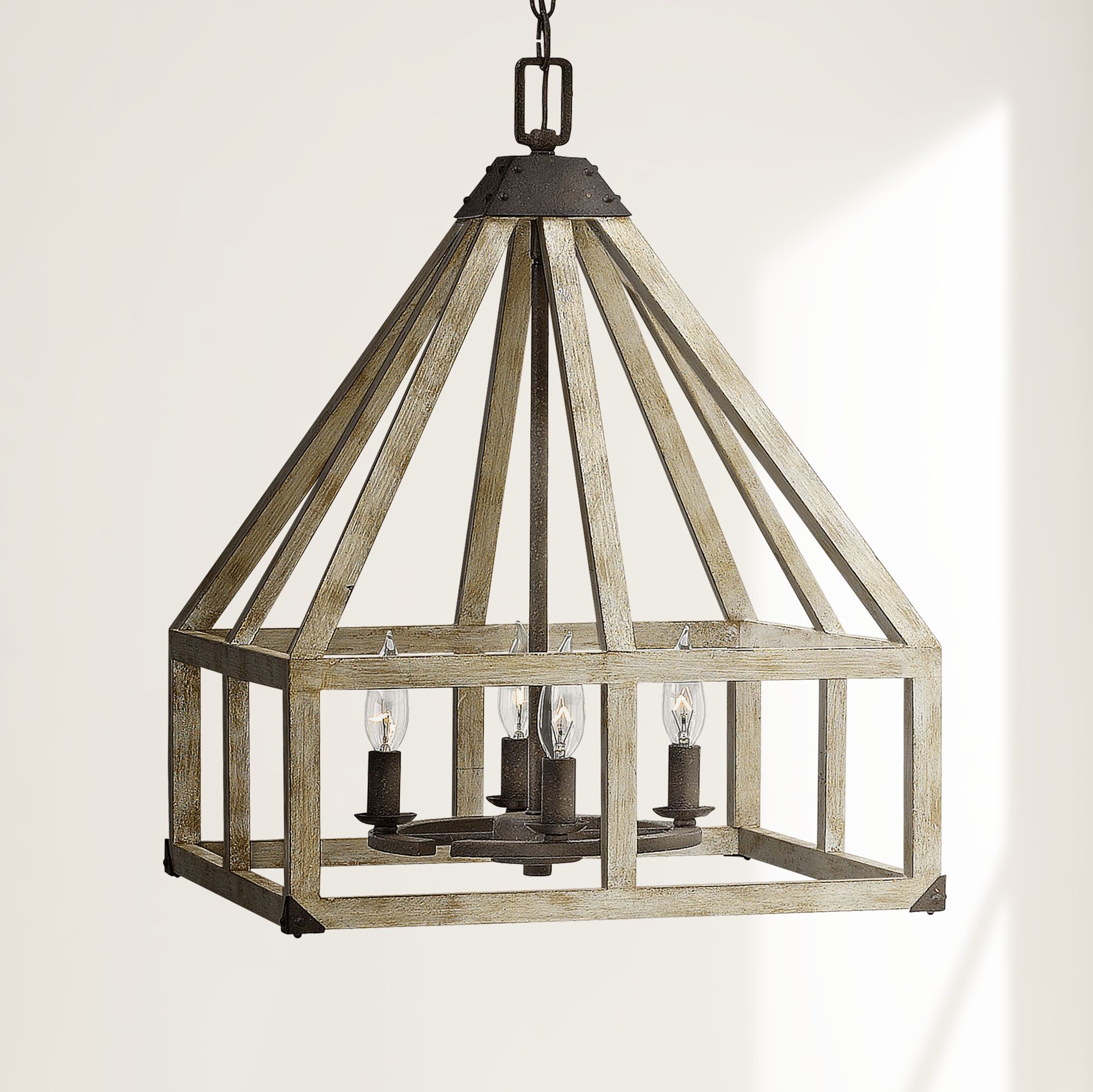 Fredrick Ramond Emilie 17" Wide Iron Rust Pendant