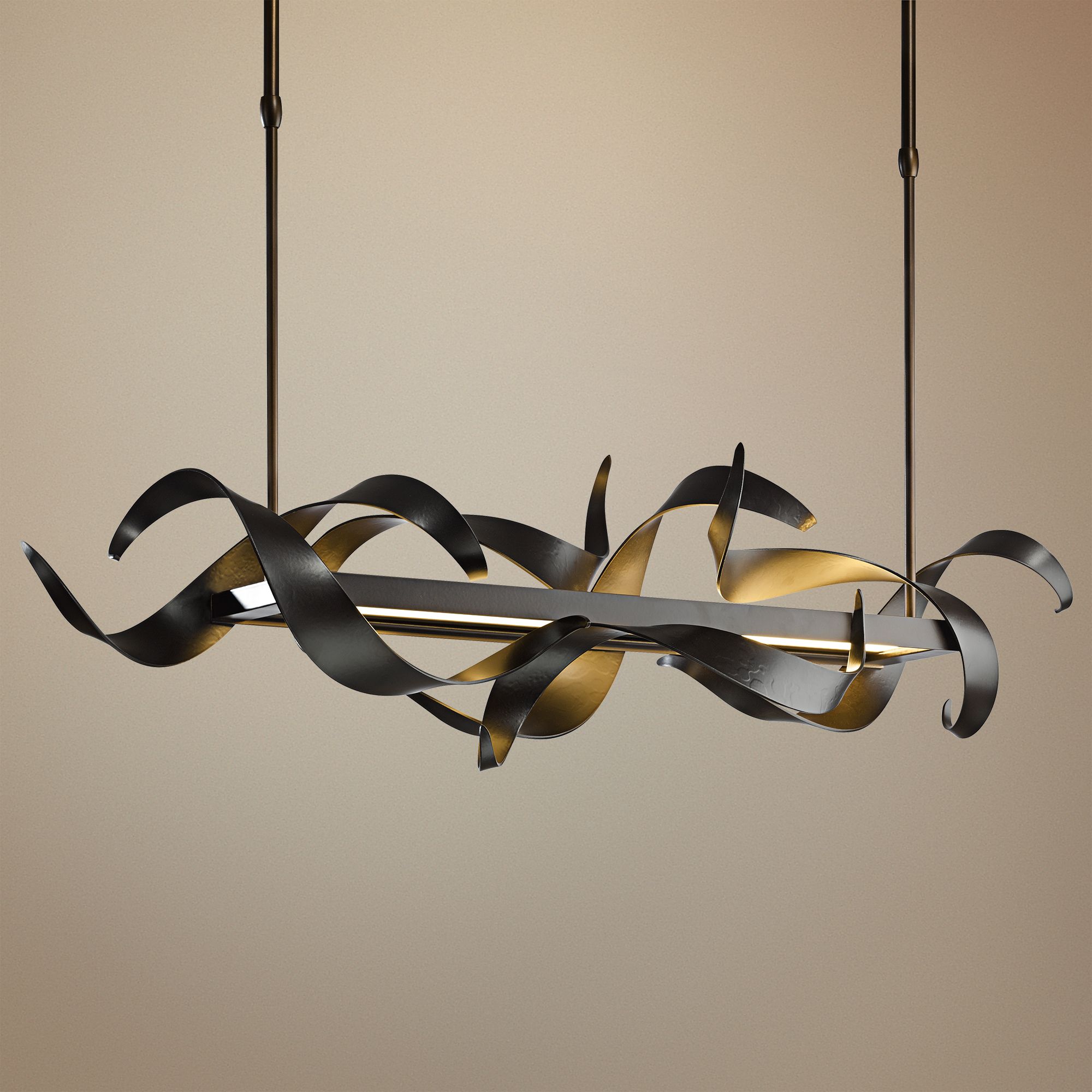 Hubbardton Forge Folio 38"W LED Kitchen Island Light Pendant