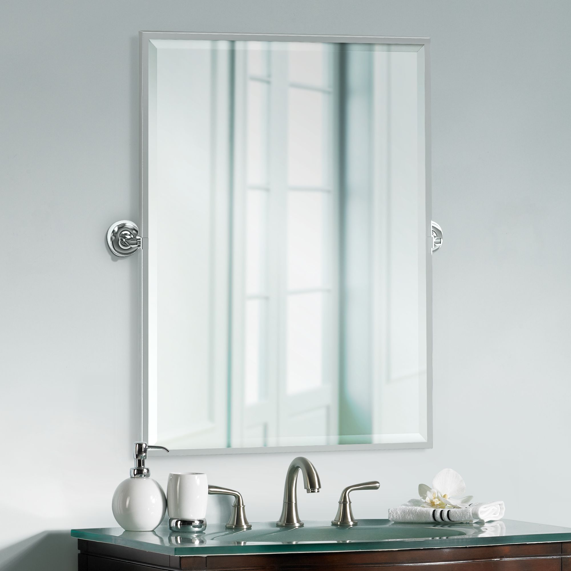 Gatco Designer II Chrome 28 1/2" x 32 Vanity Mirror