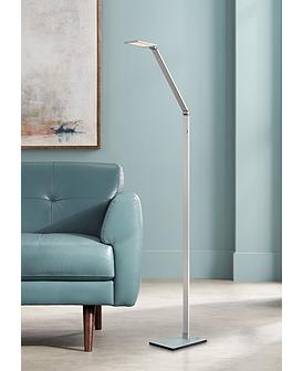 Reading And Task Floor Lamps Plus, Double Floor Lamps For Reading