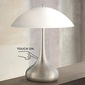 Brushed Nickel Touch Lamps Bedroom Lamps Plus
