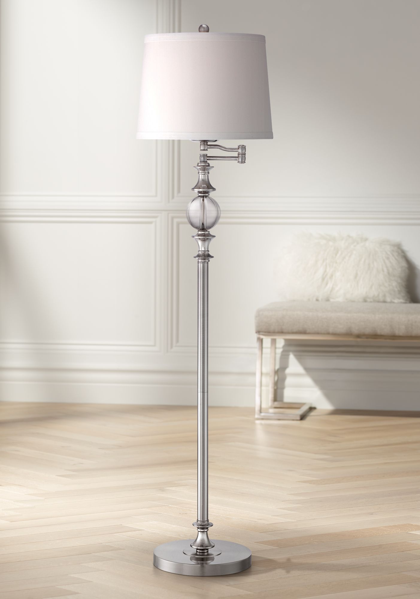 Silver Quoizel Floor Lamps Lamps Plus