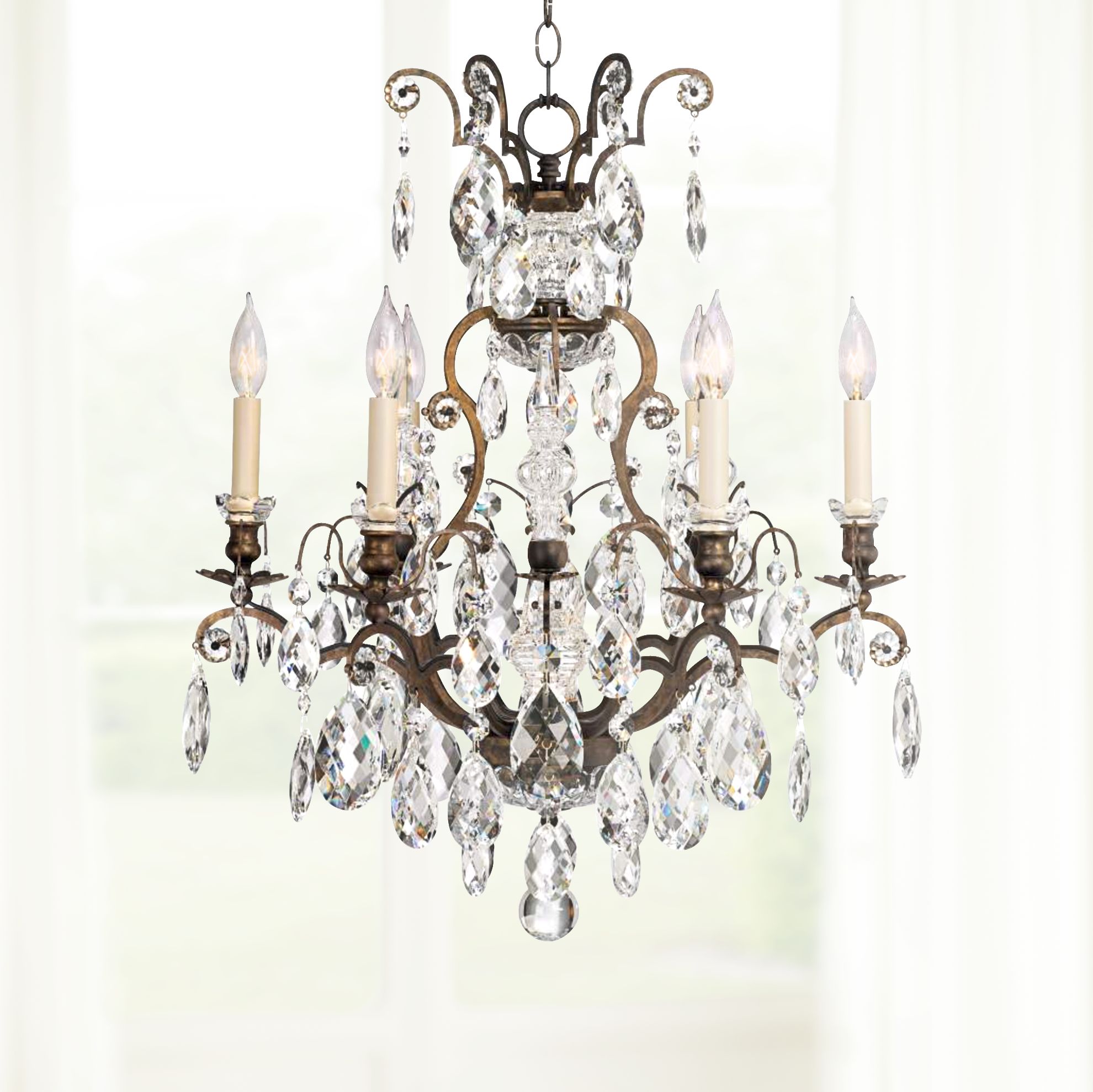 Schonbek Renaissance Collection 23 1/2" Crystal Chandelier