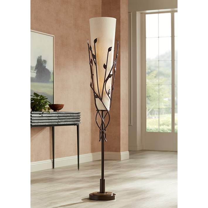 Folia Bronze Industrial Vine Uplight, Chester Uplight Table Floor Lamp