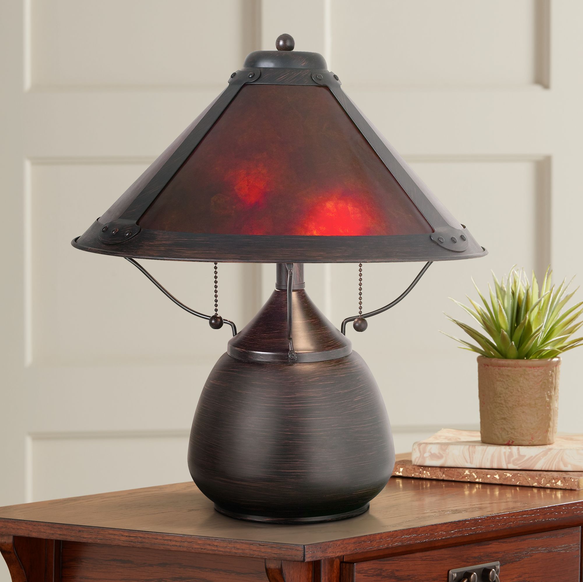 mission style table lamps