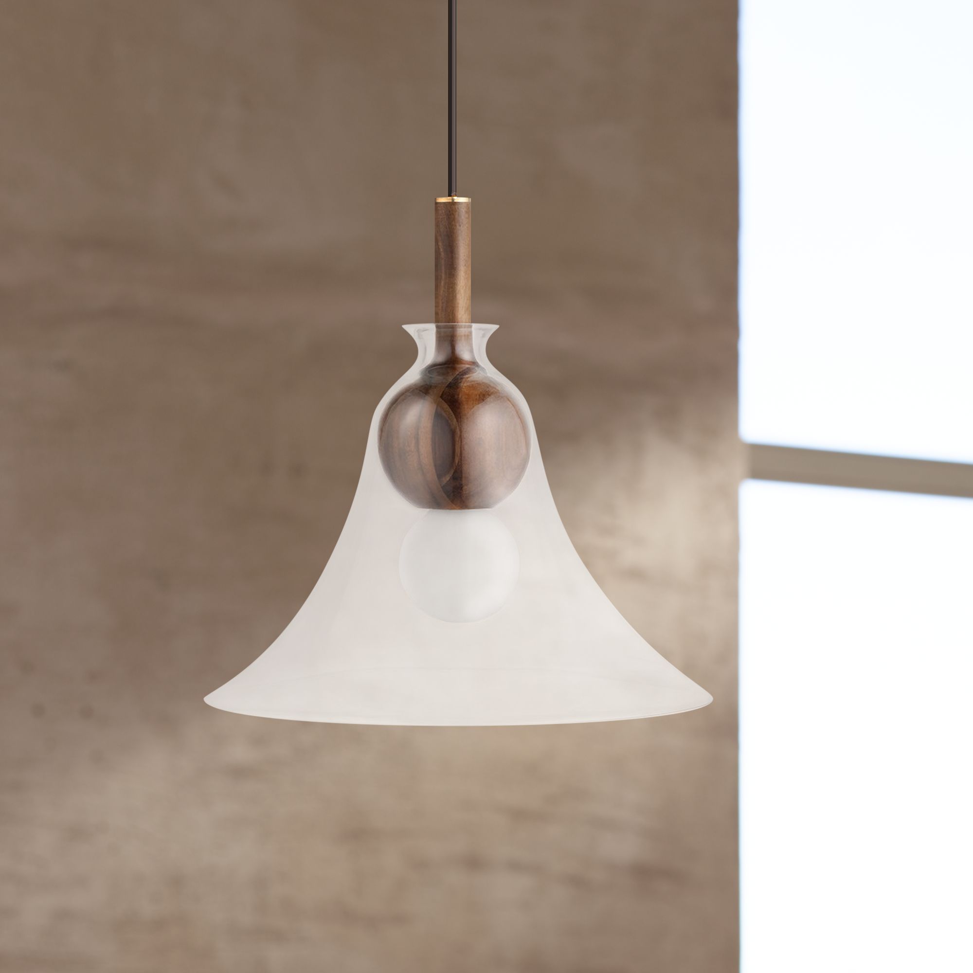 Mitzi Dani 14" Wide Aged Brass Urn-Shaped Pendant Light