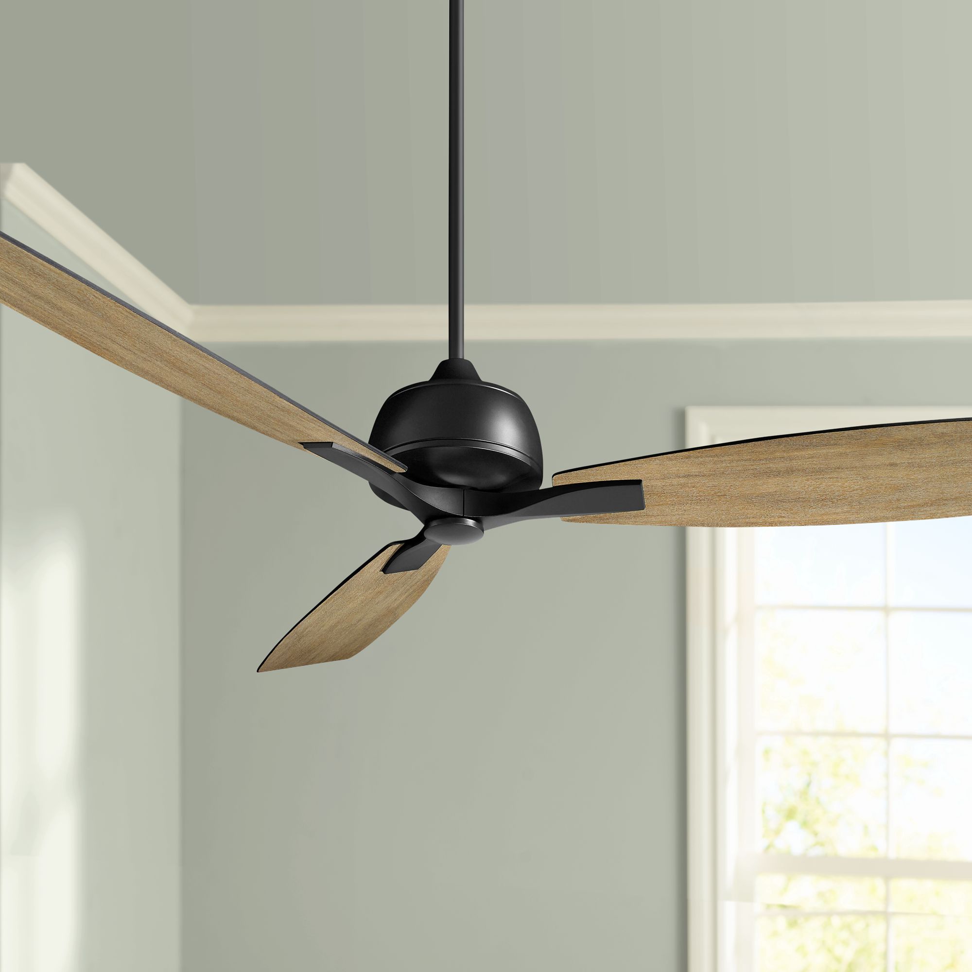 60" Oxygen Juno Black Ceiling Fan