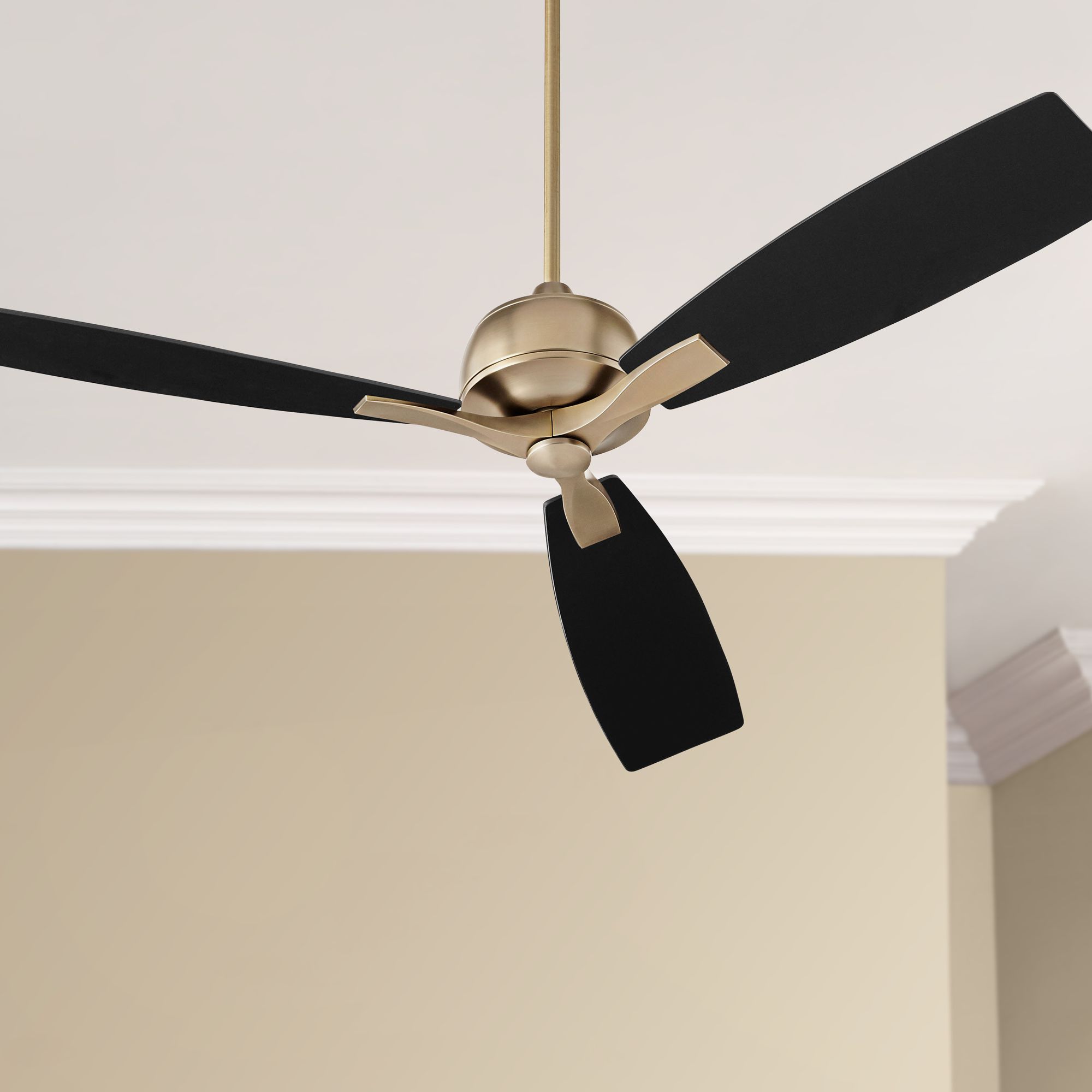 60" Oxygen Juno Aged Brass Ceiling Fan