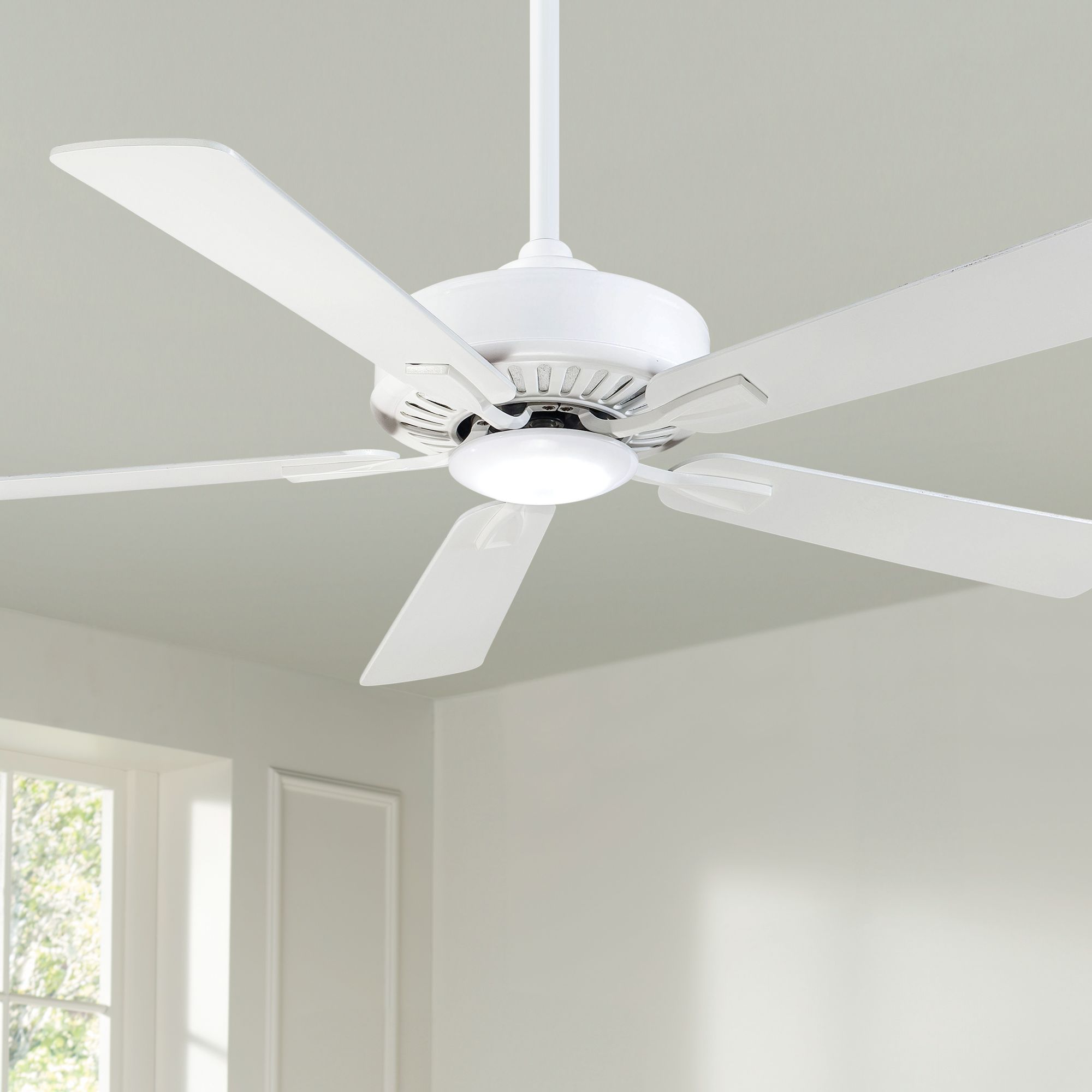 52" Minka Aire Contractor White LED Ceiling Fan