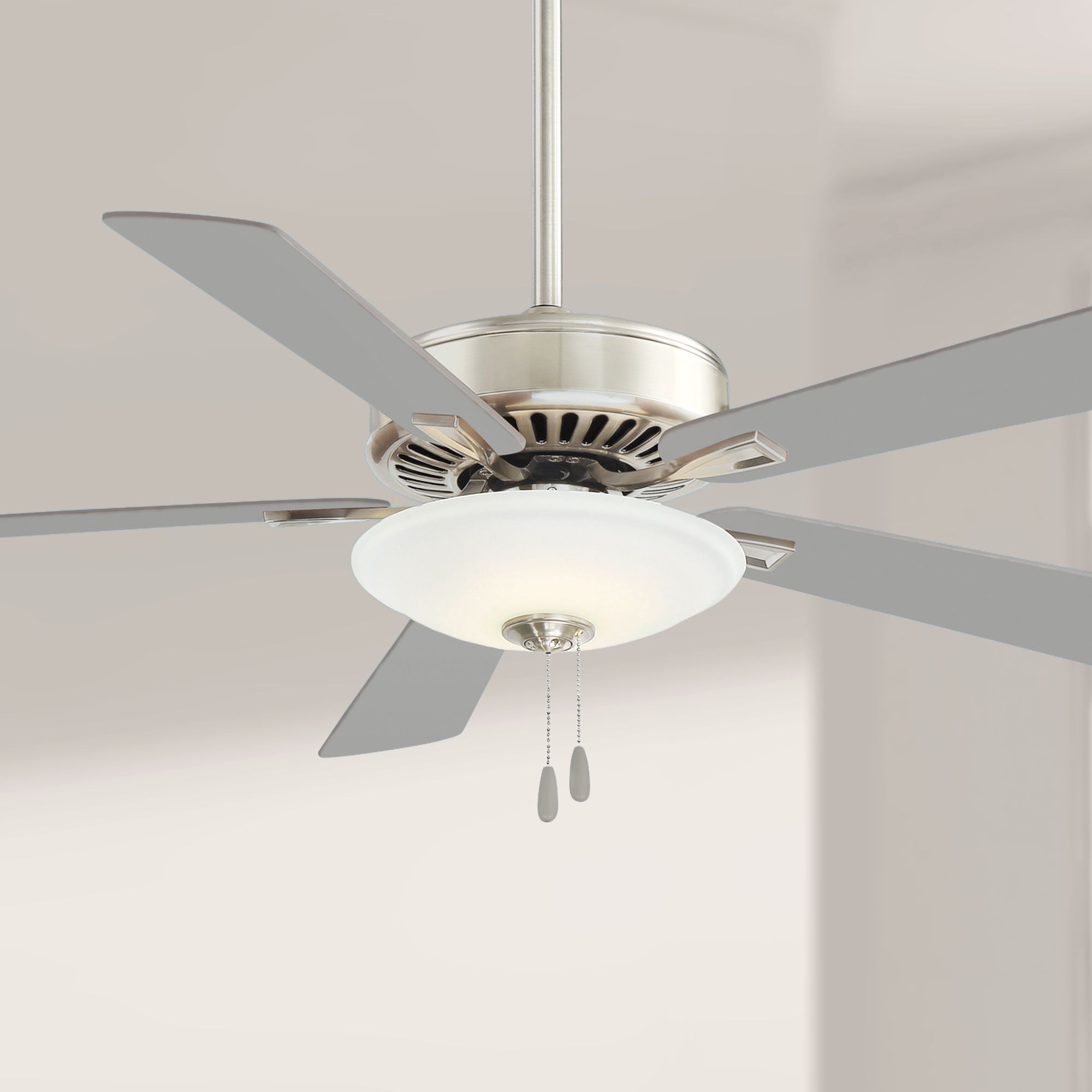 52" Minka Aire Uni-Pack Polished Nickel LED Ceiling Fan
