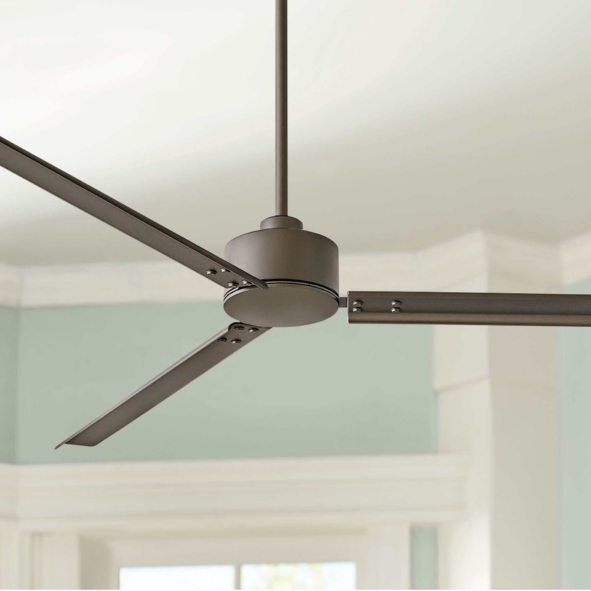 72" Hinkley Indy Metallic Matte Bronze Wet Ceiling Fan