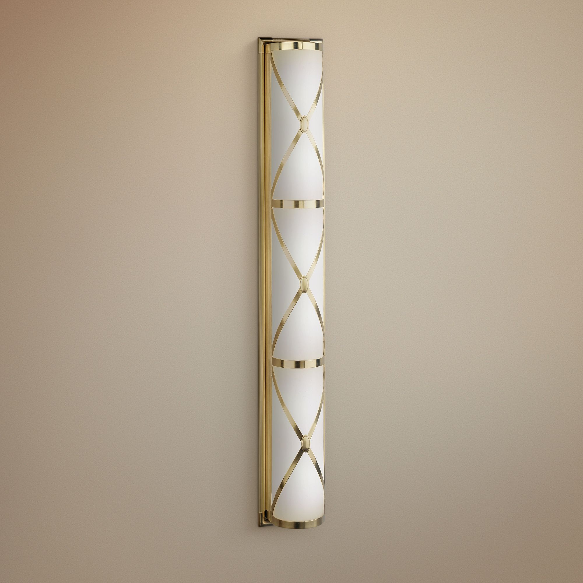 Robert Abbey Drexel 36" Wide Antique Brass ADA Wall Sconce