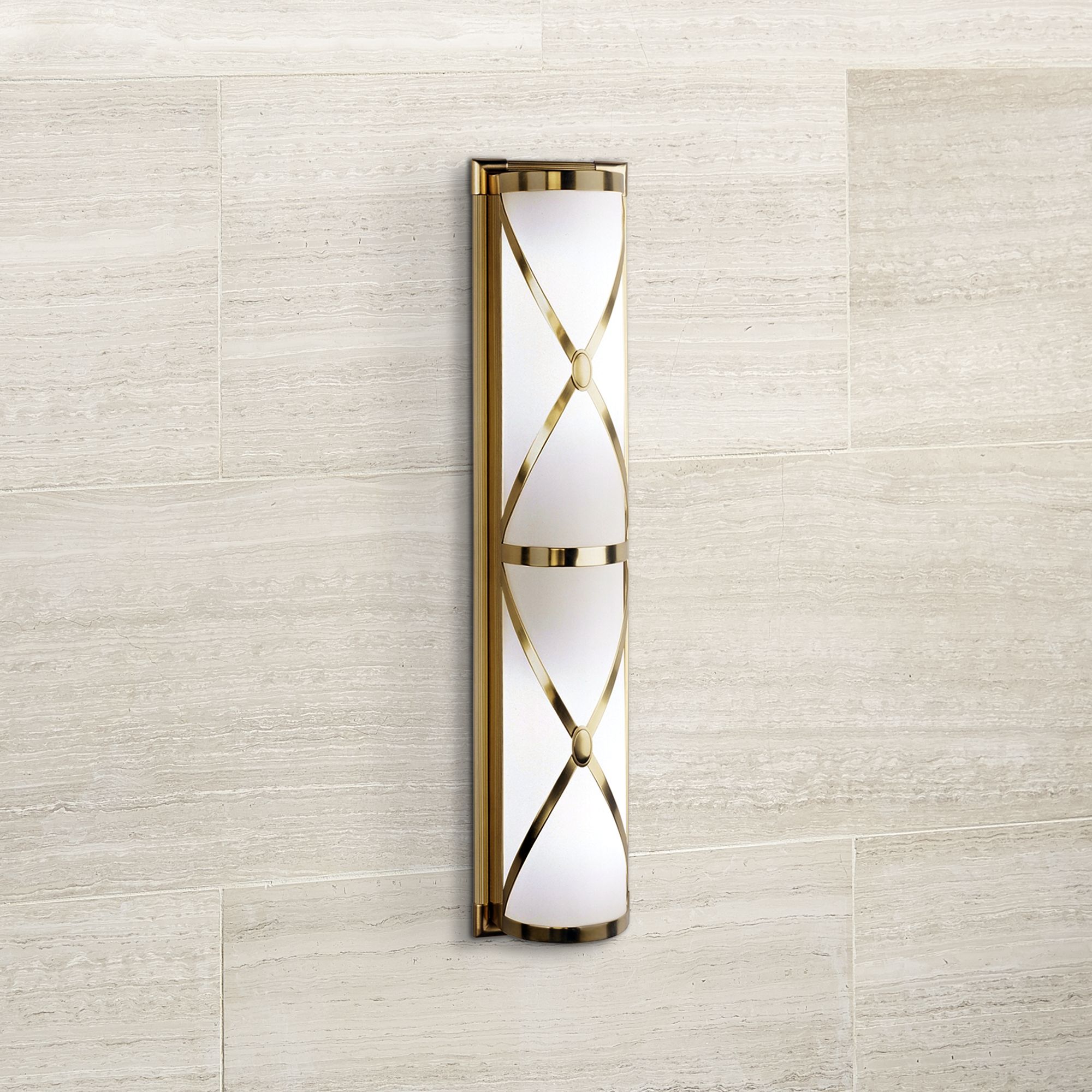 Robert Abbey Drexel 25" Wide Brass ADA Wall Sconce